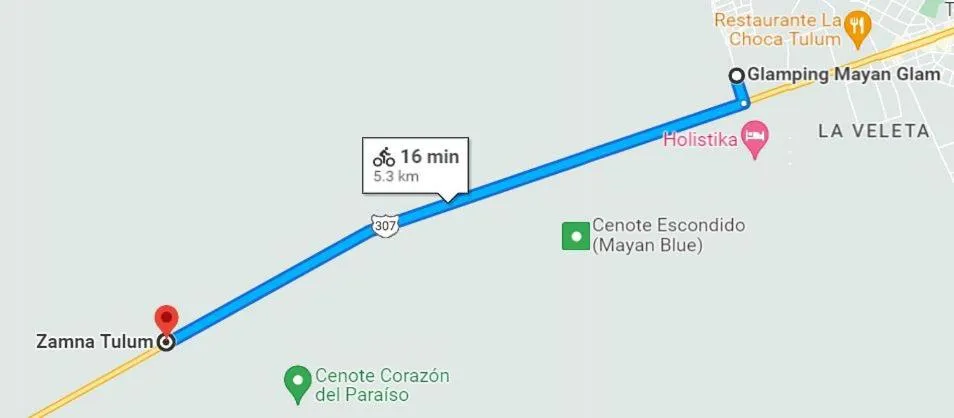 Nearby landmark in Glamping Mayan Glam