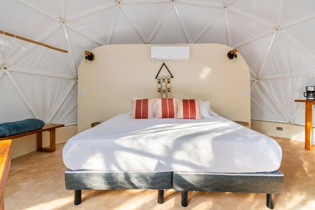 Bed in Glamping Mayan Glam