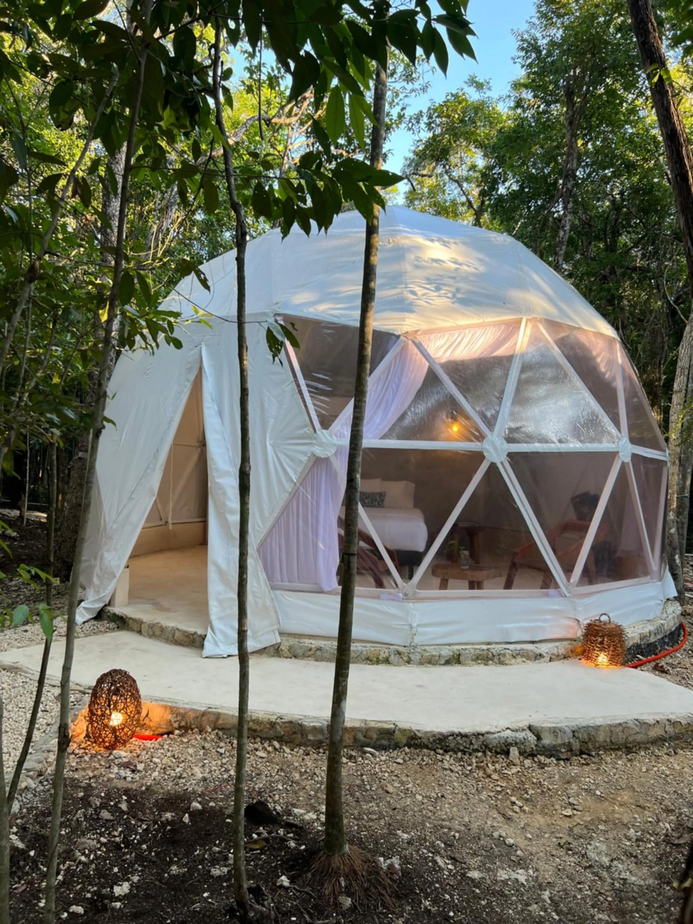 Off site in Glamping Mayan Glam
