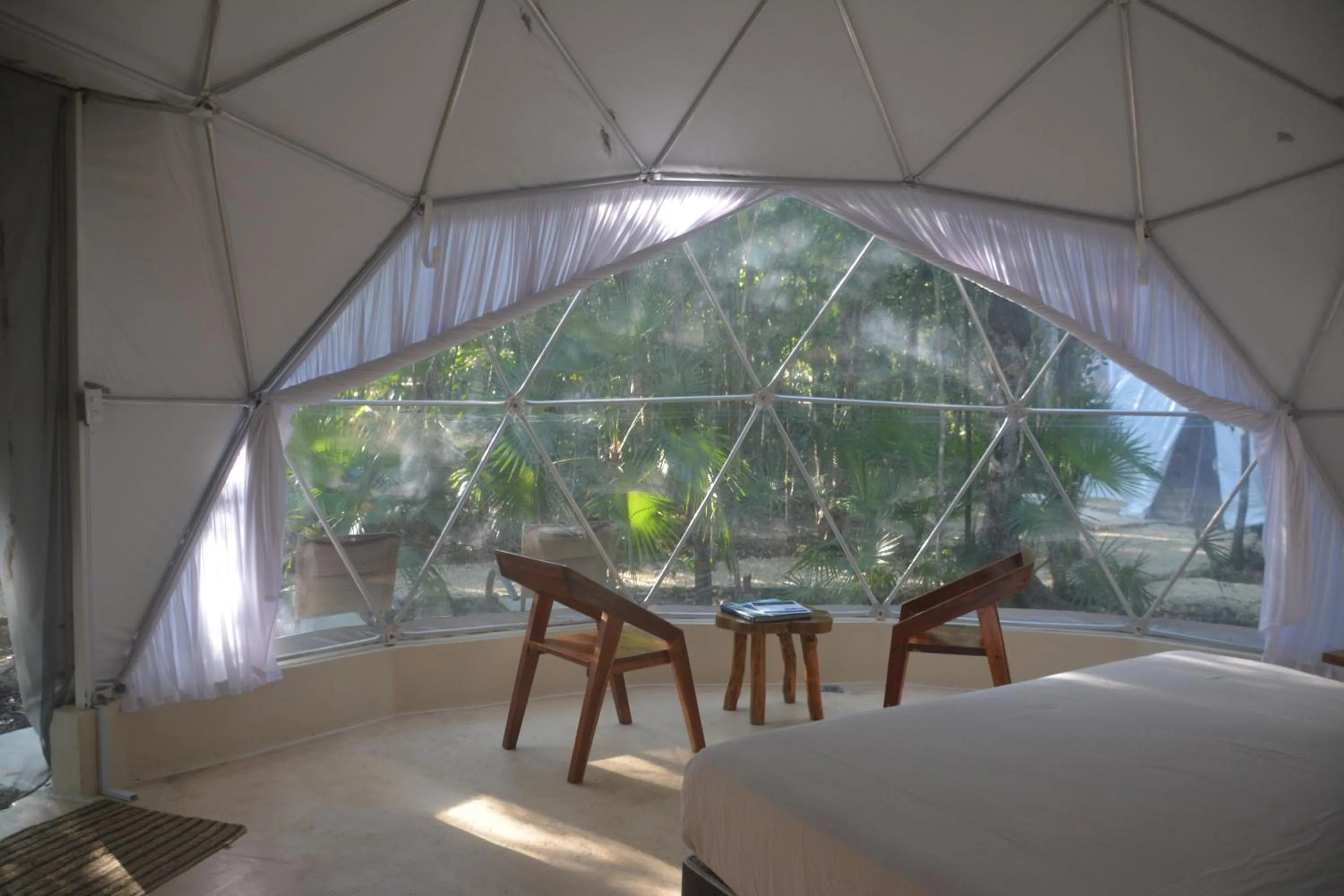 View (from property/room), Bed in Glamping Mayan Glam