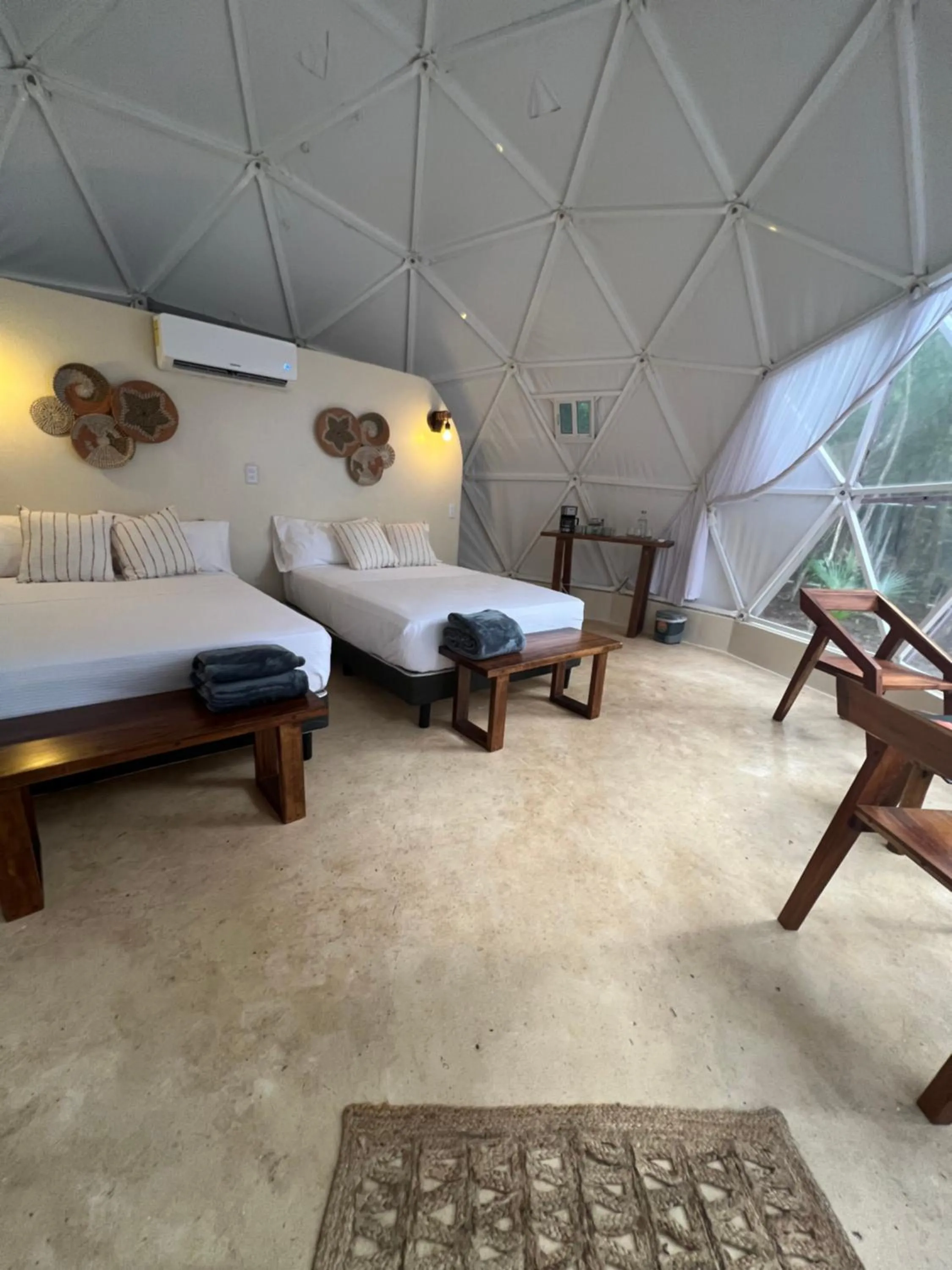 Bed in Glamping Mayan Glam