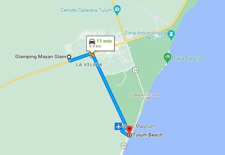 Nearby landmark in Glamping Mayan Glam