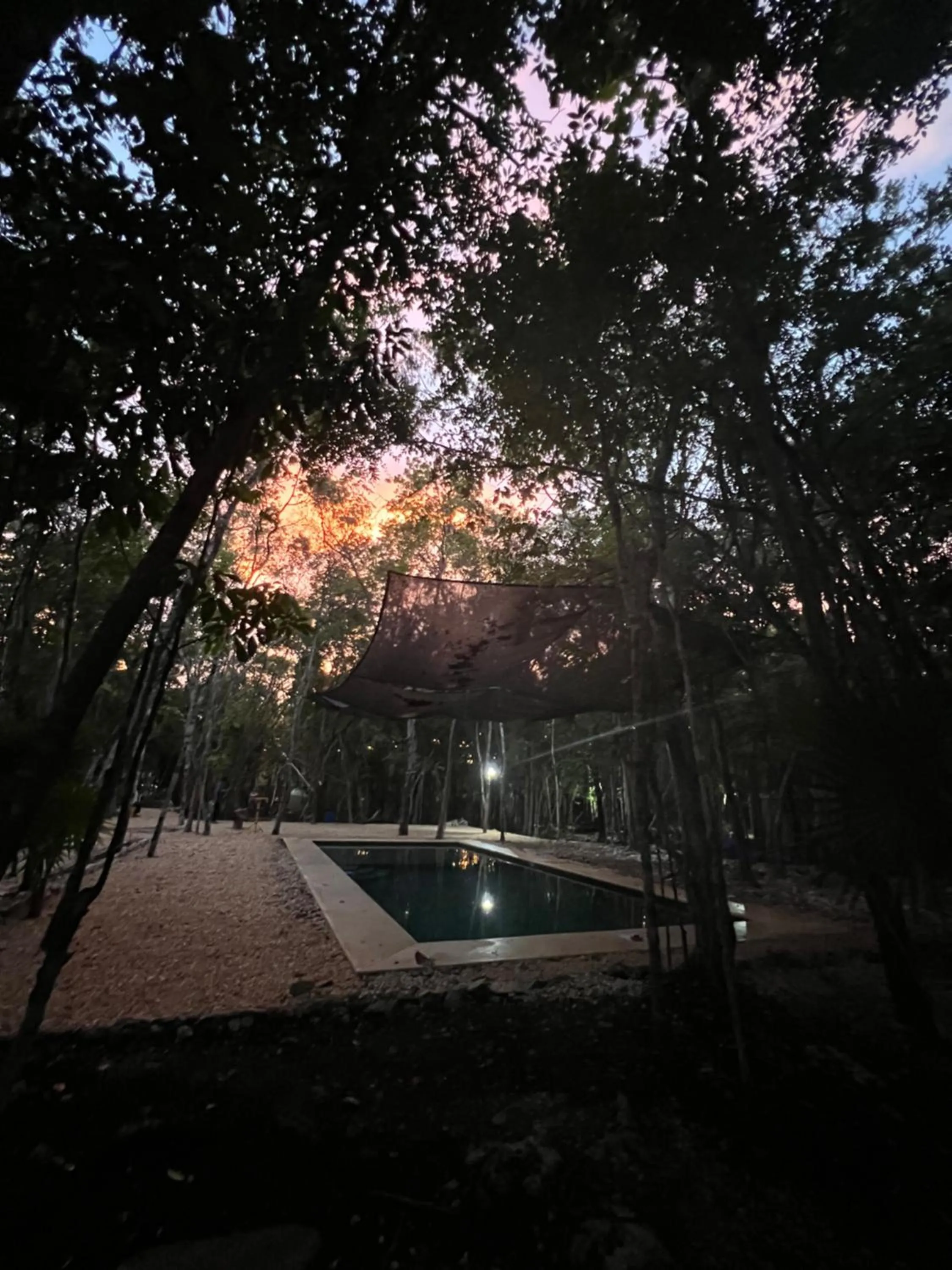 Swimming pool in Glamping Mayan Glam