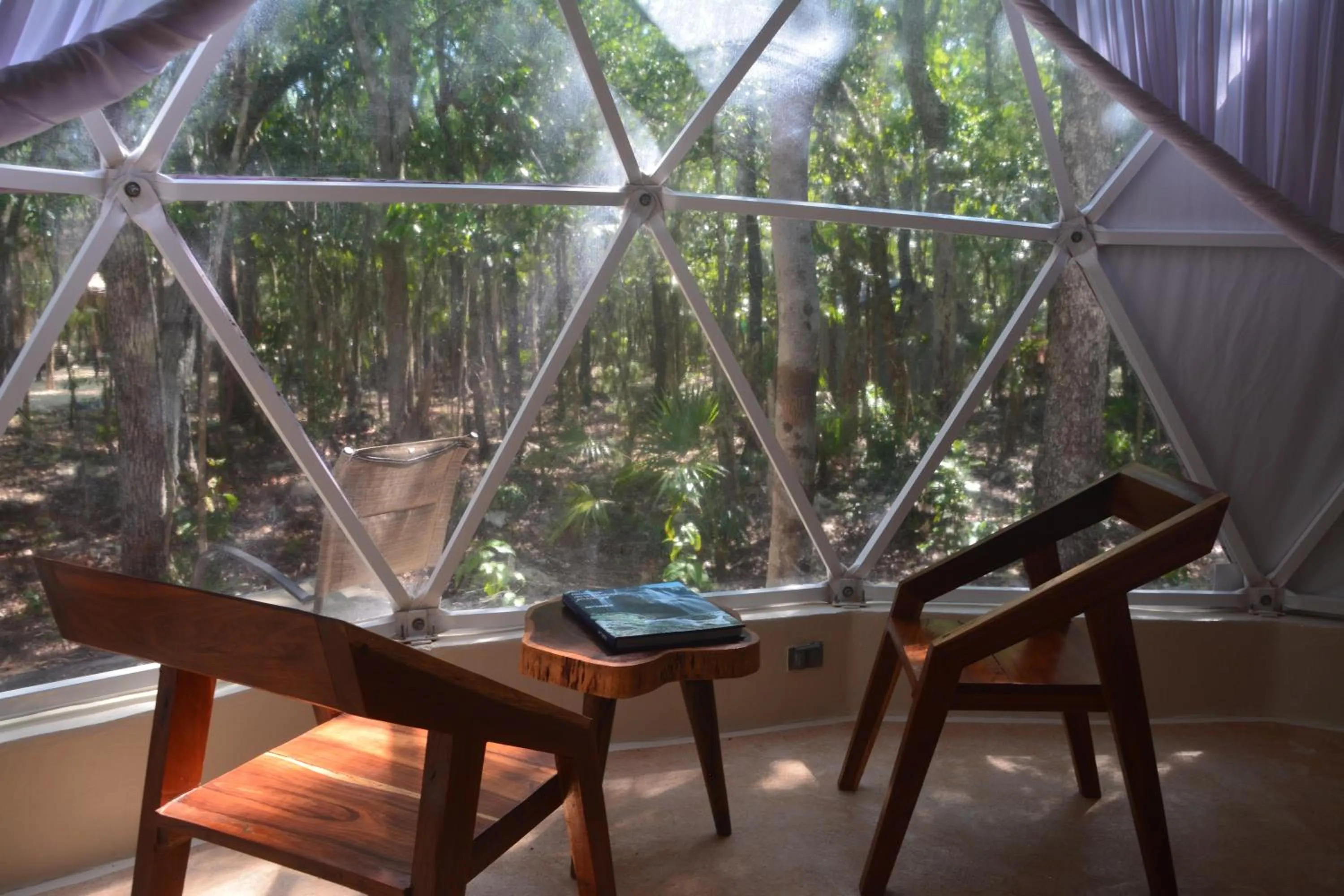 Living room in Glamping Mayan Glam