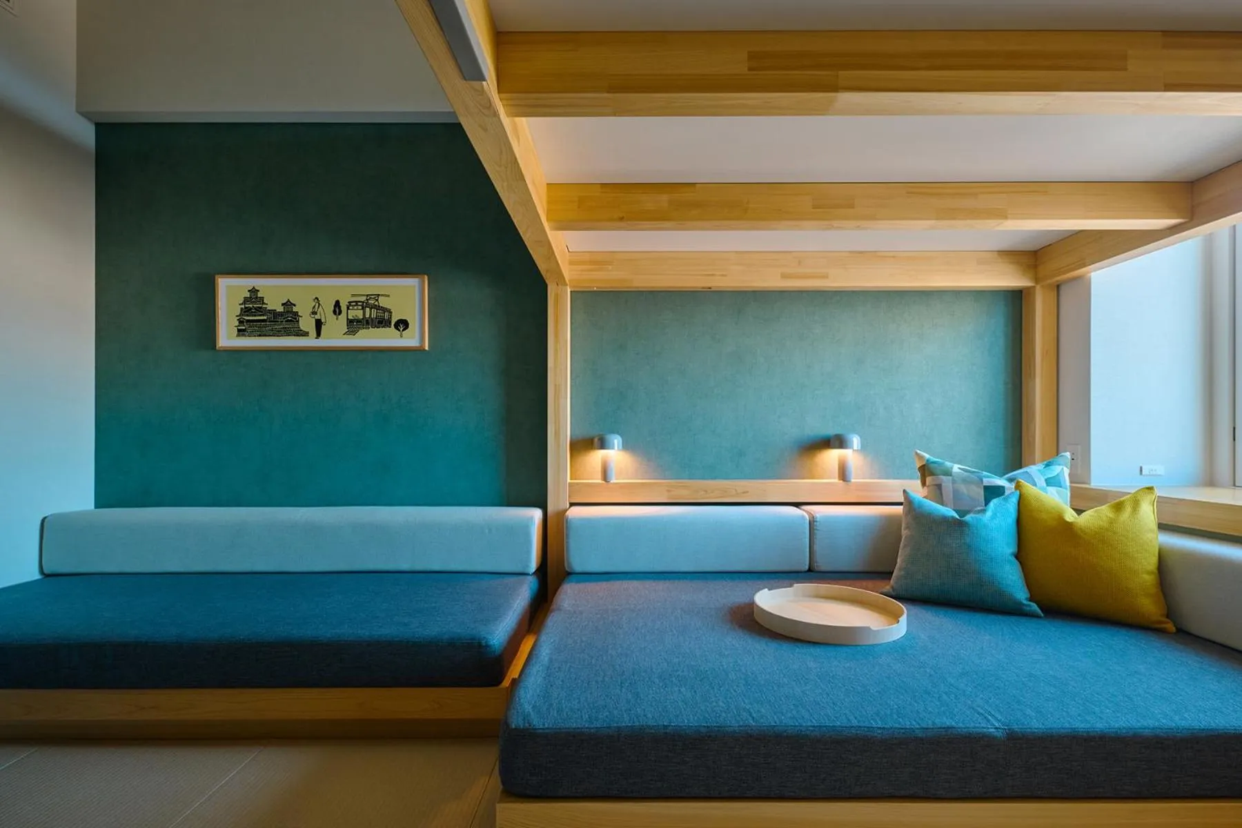 Photo of the whole room, Bed in OMO5 Kumamoto by Hoshino Resorts