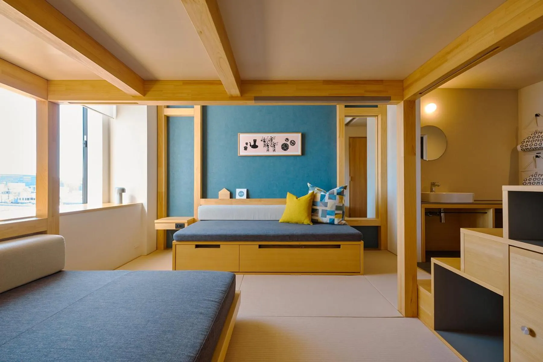Photo of the whole room, Bed in OMO5 Kumamoto by Hoshino Resorts