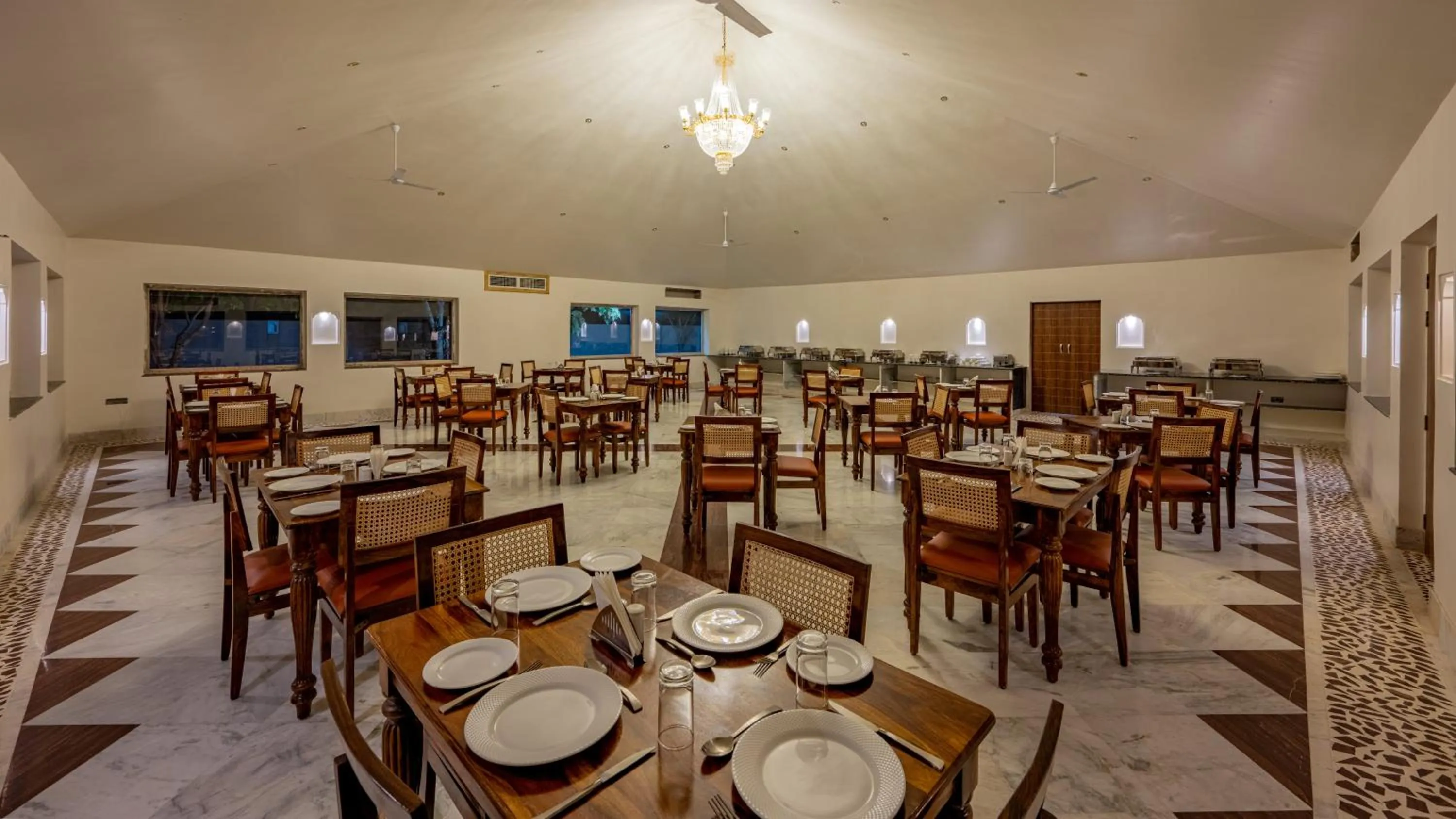 Restaurant/places to eat in Aangan Resort Ranthambhore - A Private Pool Villa