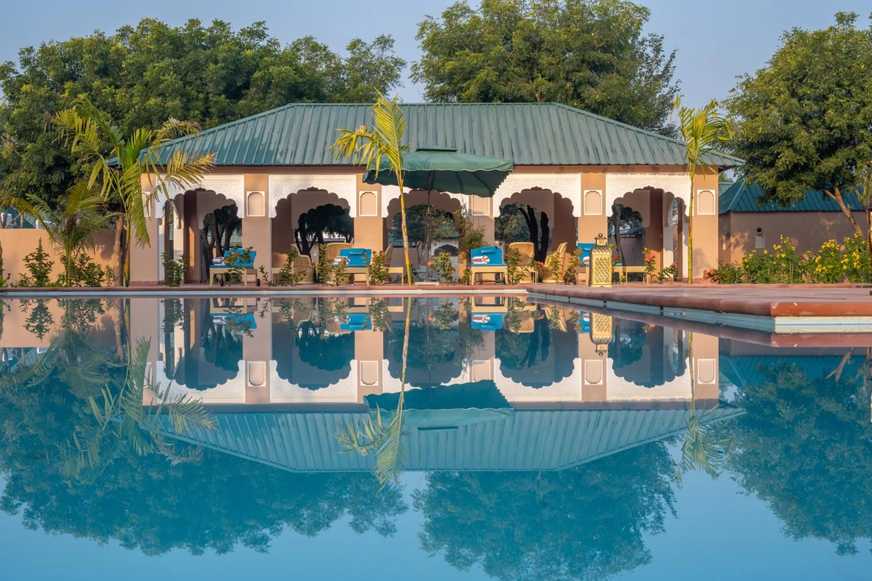 Pool view in Aangan Resort Ranthambhore - A Private Pool Villa