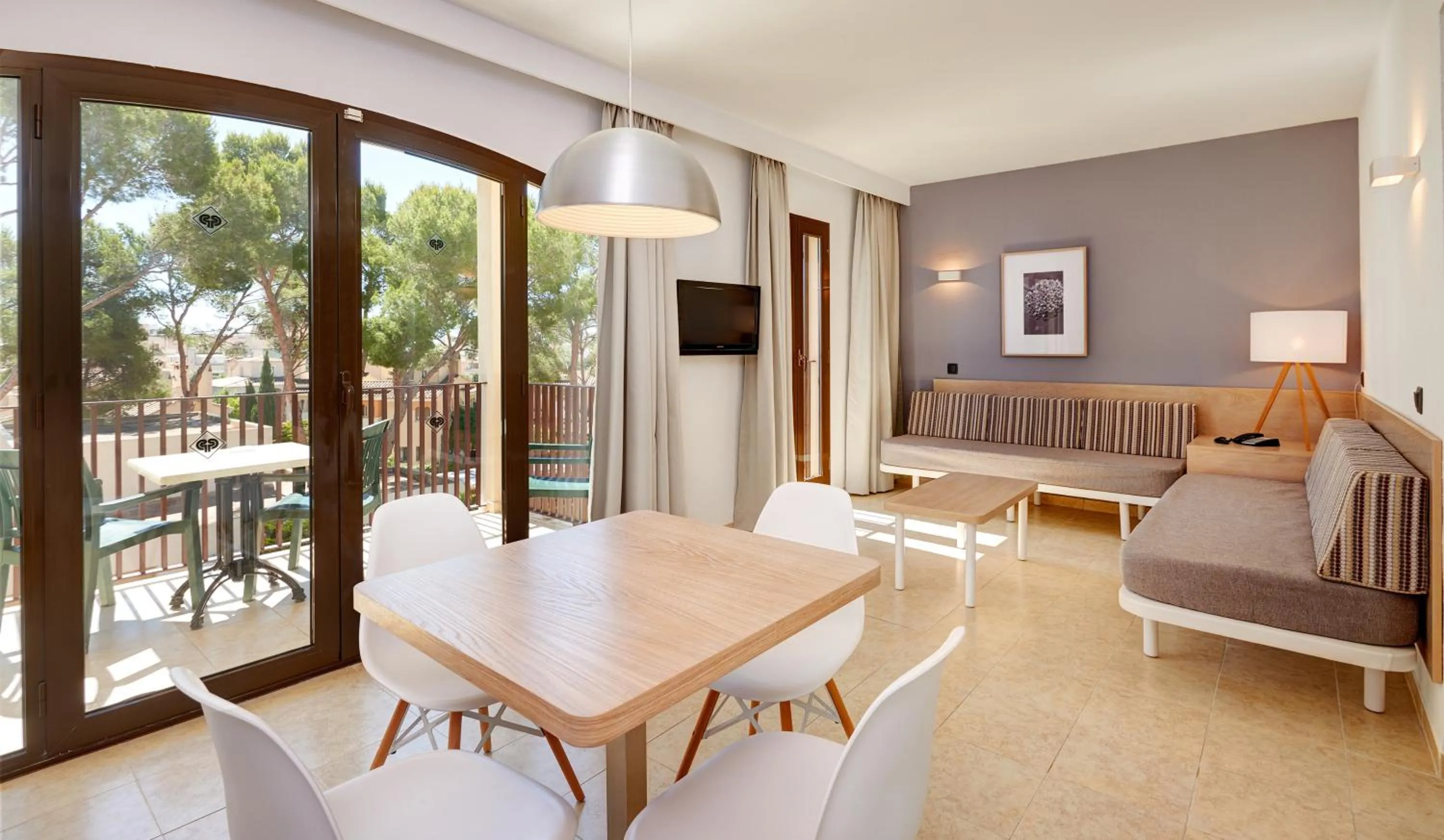 Balcony/Terrace, Bed in Protur Floriana Resort 3* SUP
