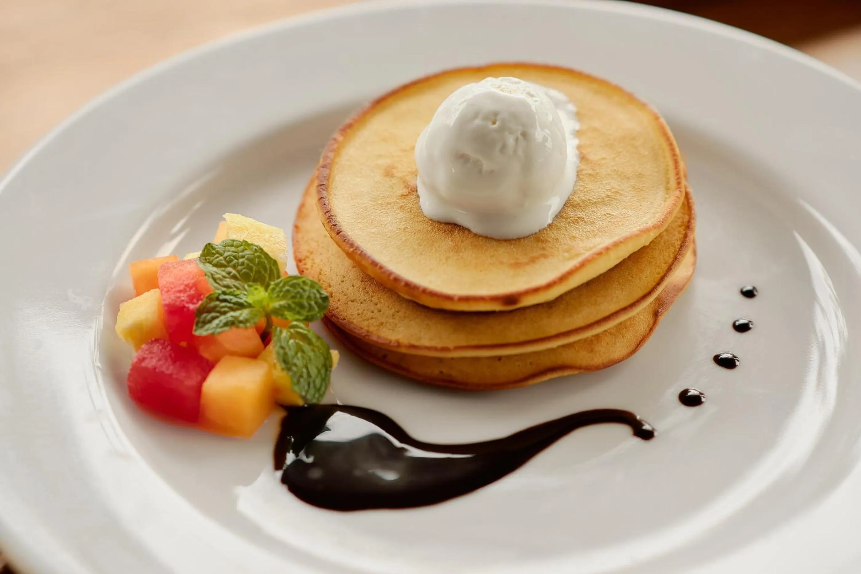 American breakfast in Gynandha Ubud Cottage