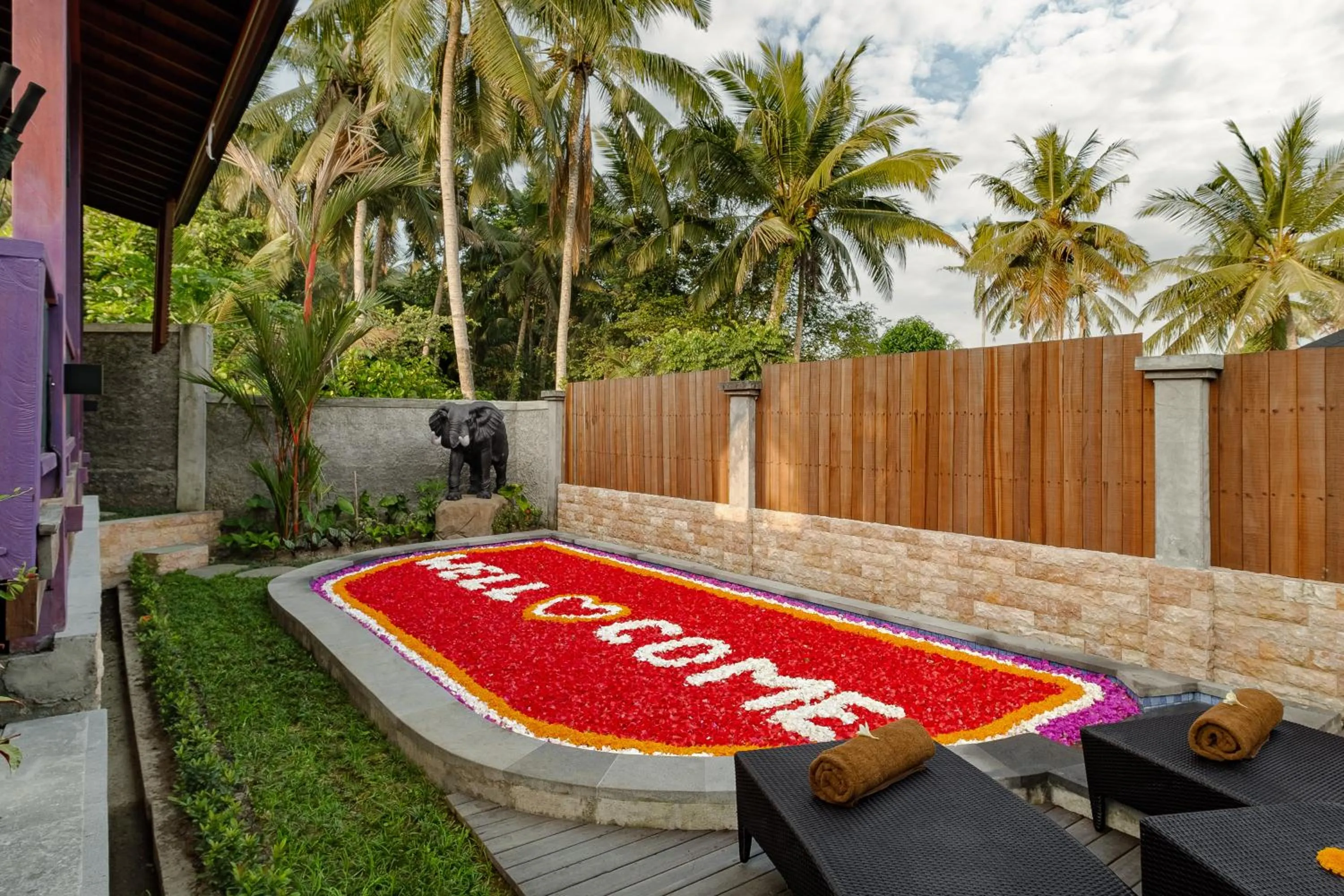 Garden in Gynandha Ubud Cottage