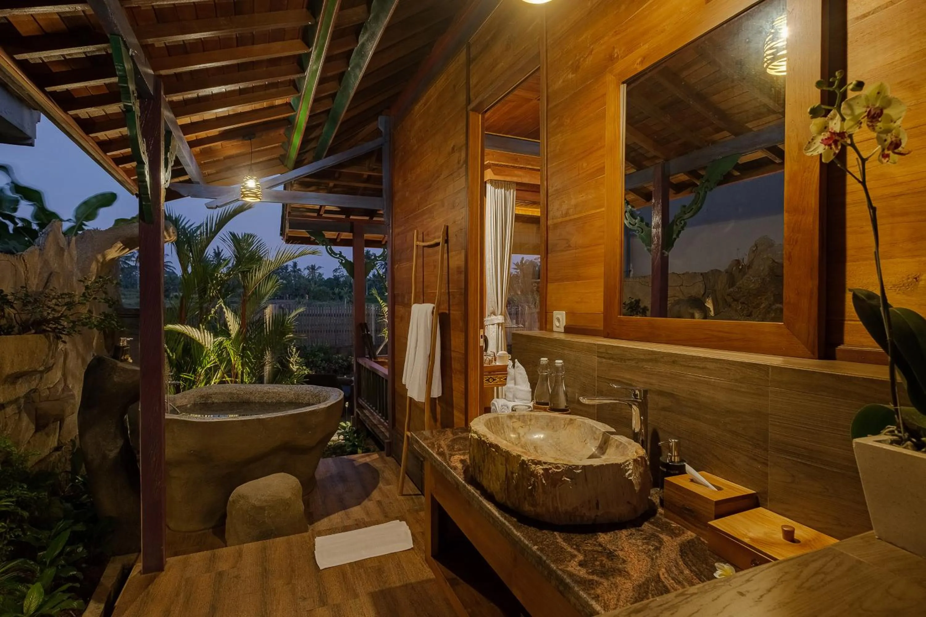 Patio in Gynandha Ubud Cottage