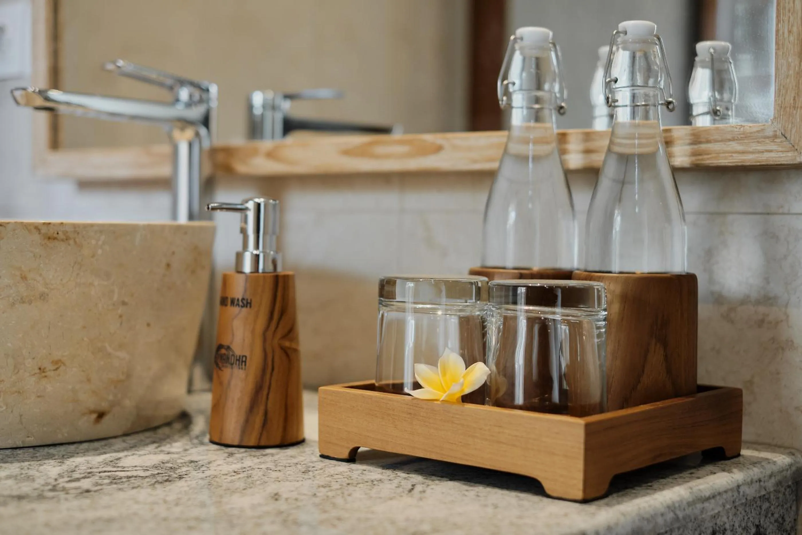 Drinks in Gynandha Ubud Cottage