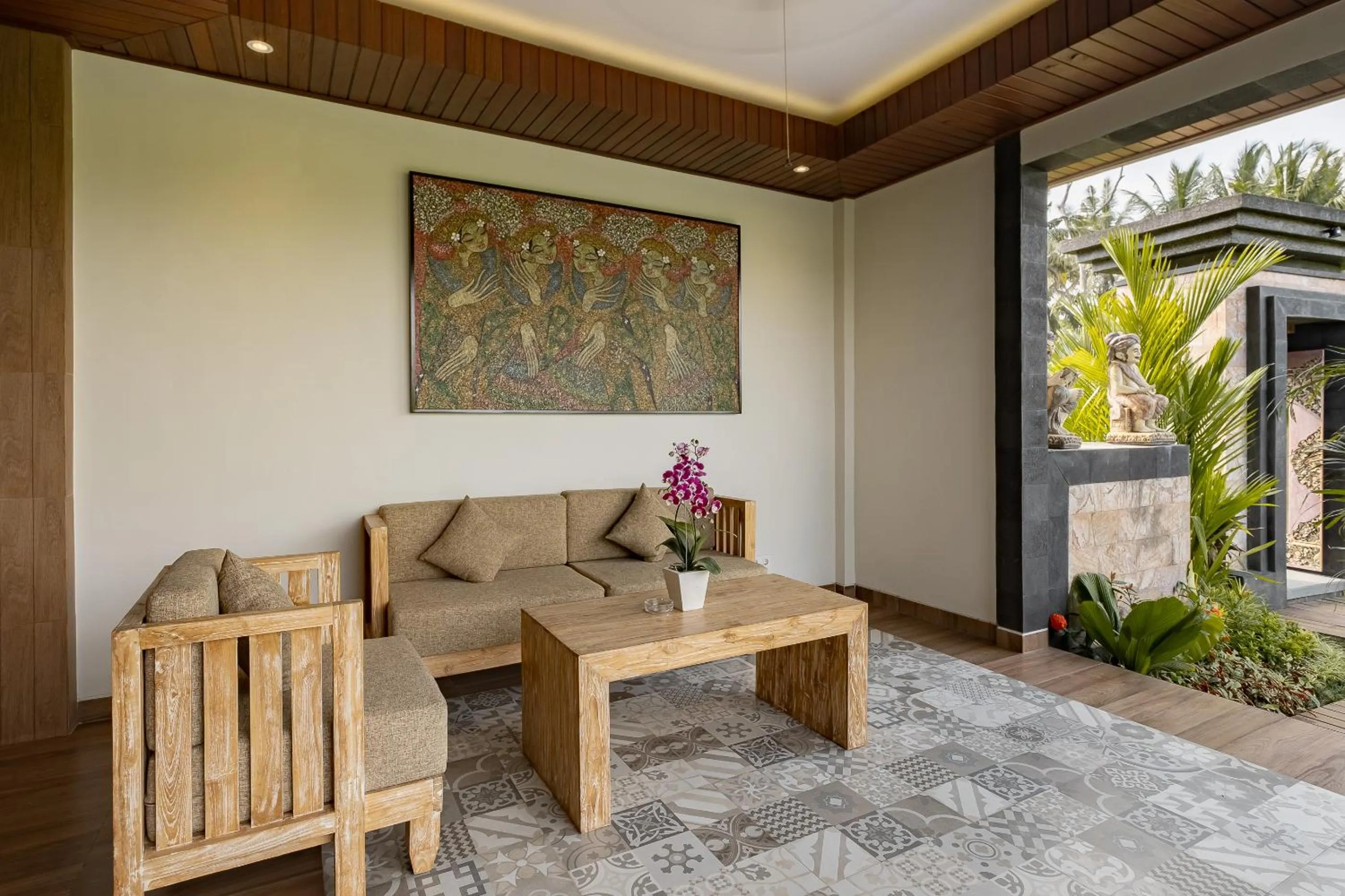 Living room in Gynandha Ubud Cottage
