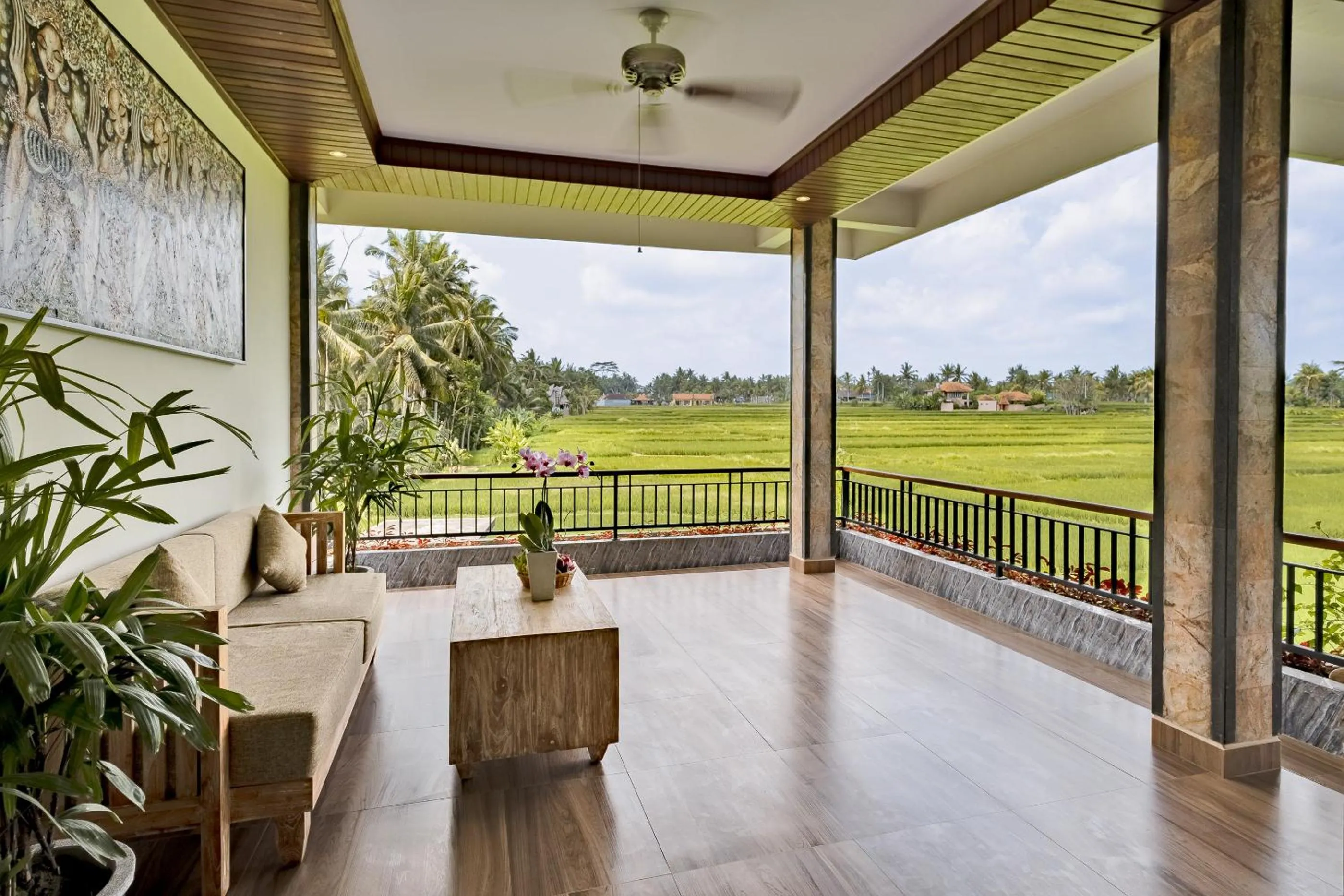Patio in Gynandha Ubud Cottage