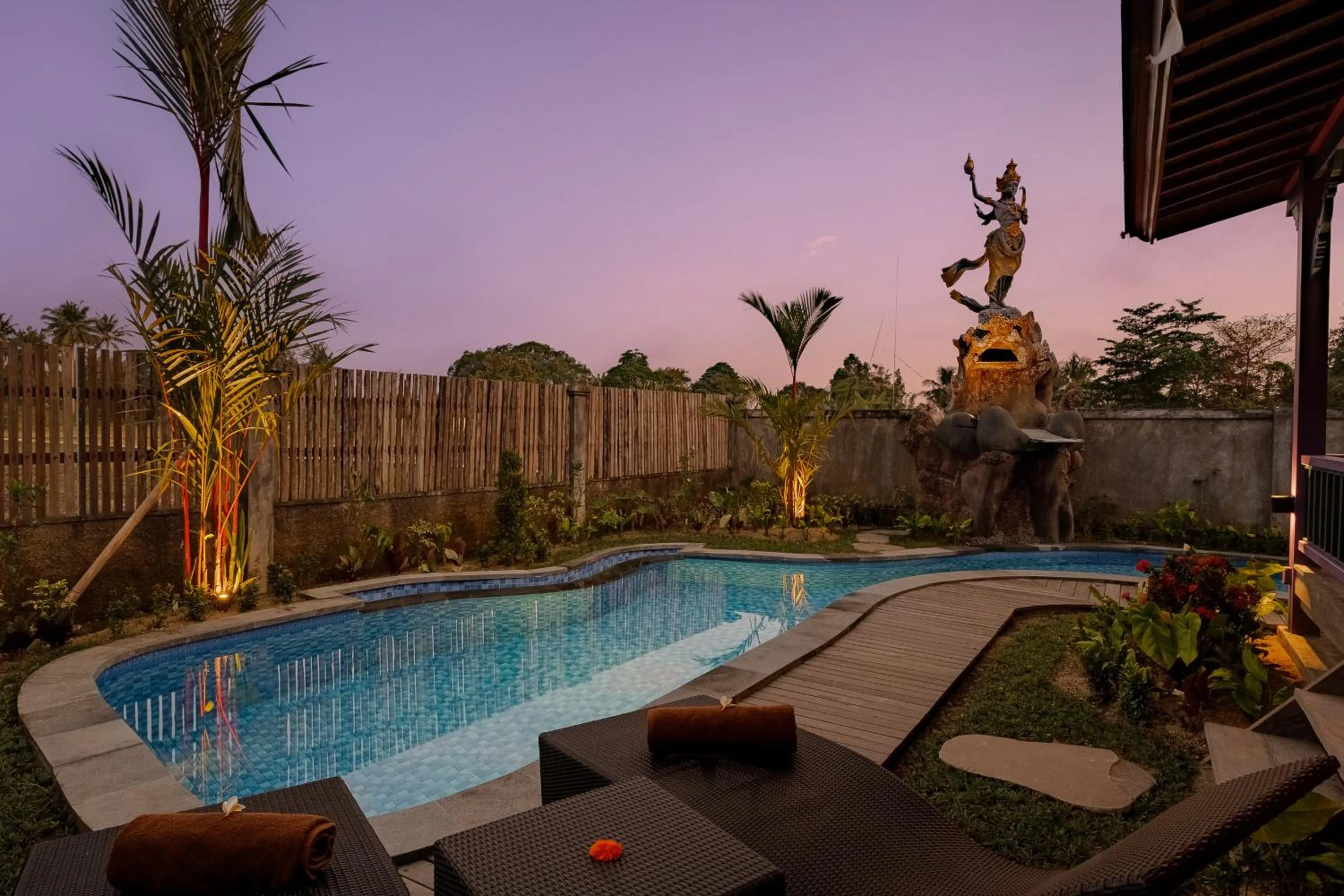 Patio in Gynandha Ubud Cottage