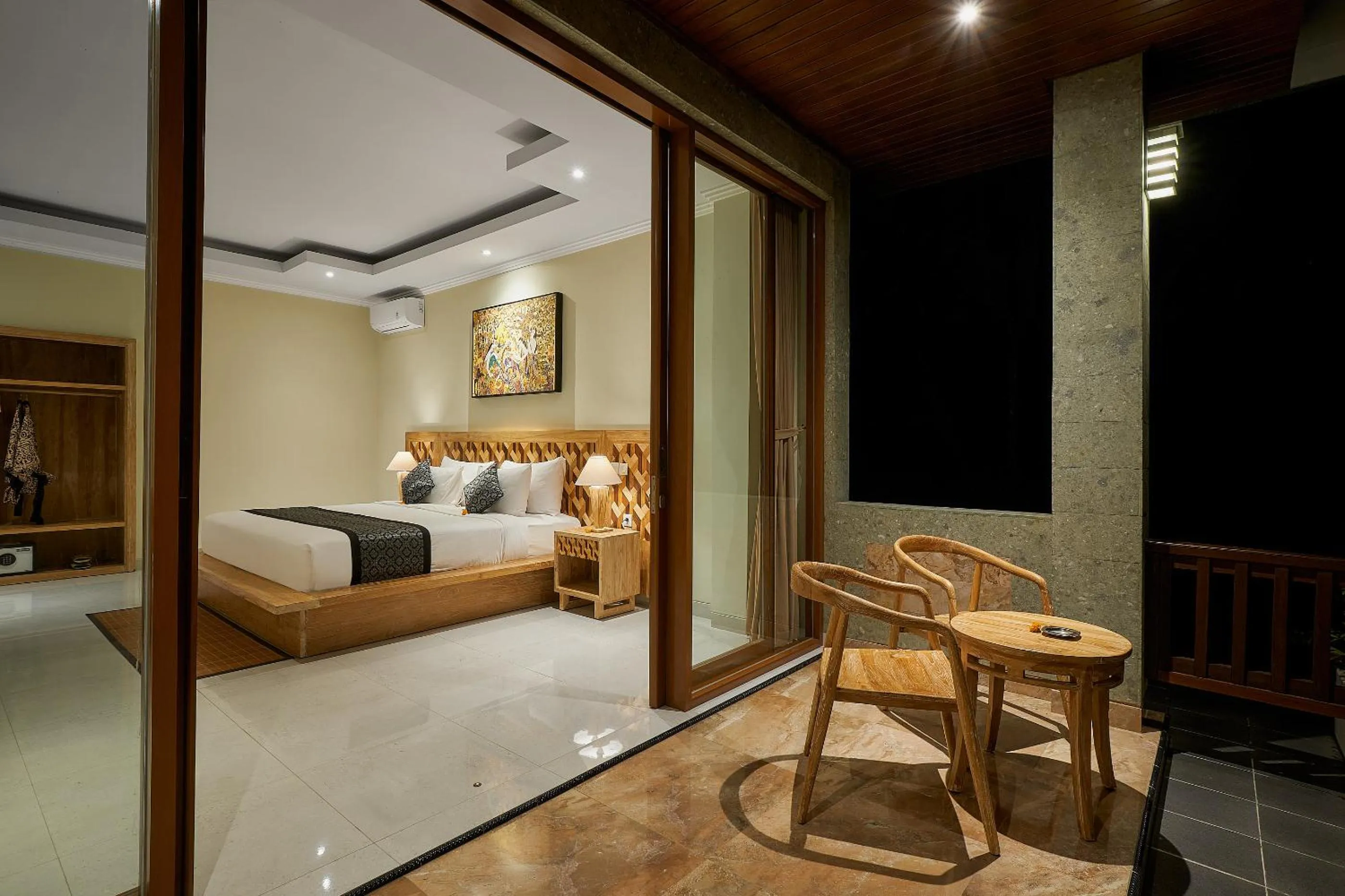 Balcony/Terrace, Bed in Gynandha Ubud Cottage