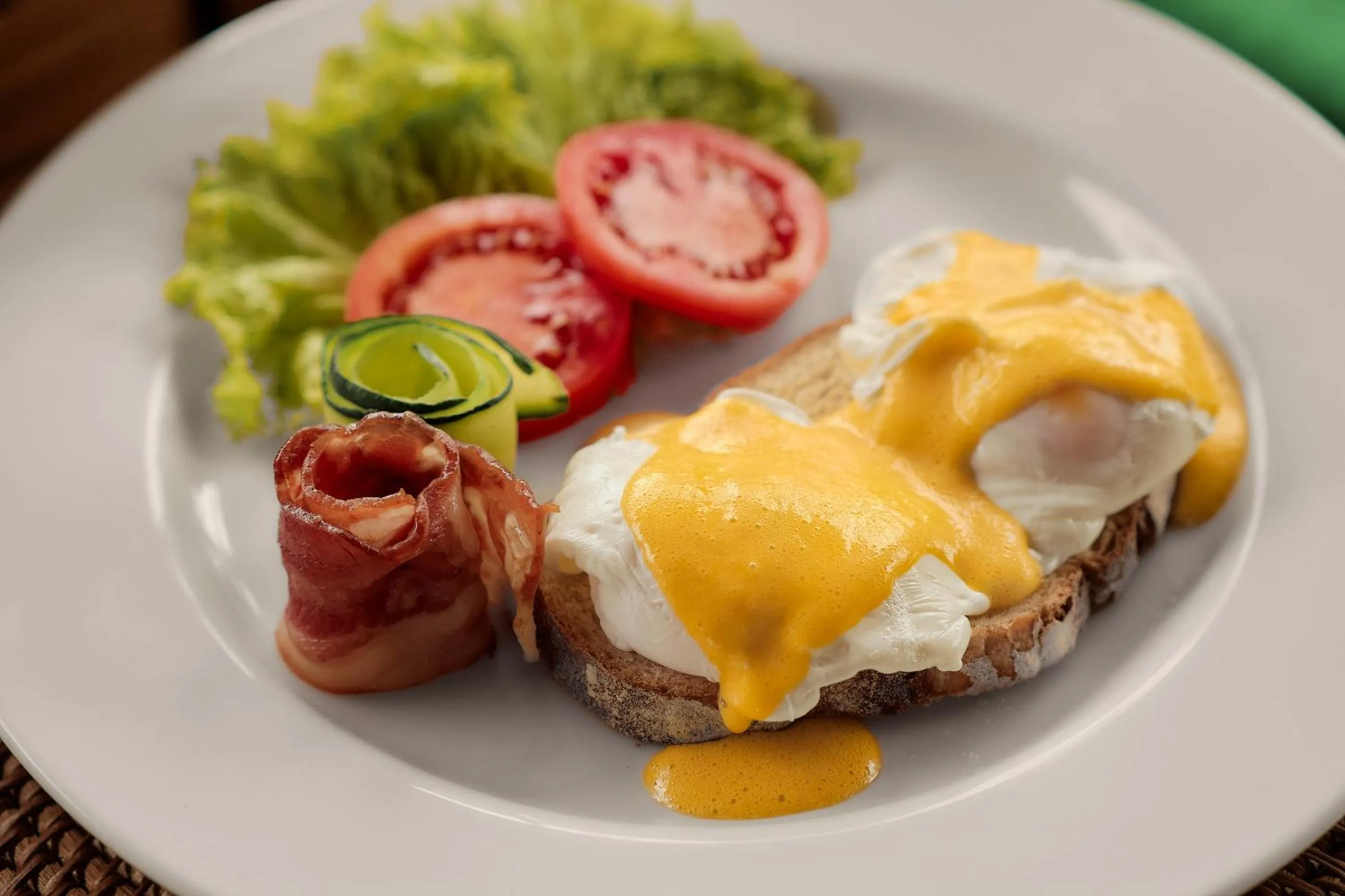 American breakfast in Gynandha Ubud Cottage