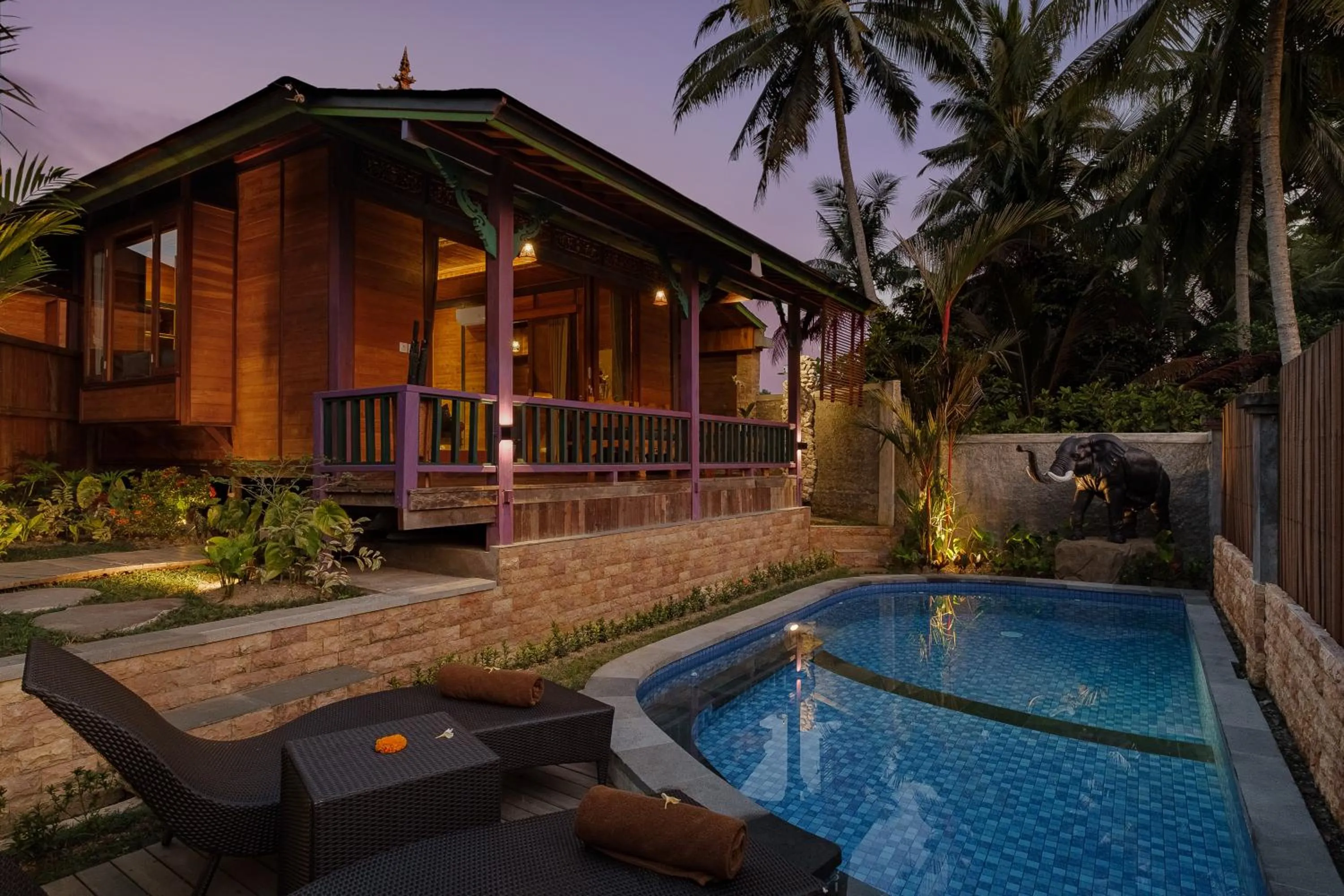 Garden in Gynandha Ubud Cottage