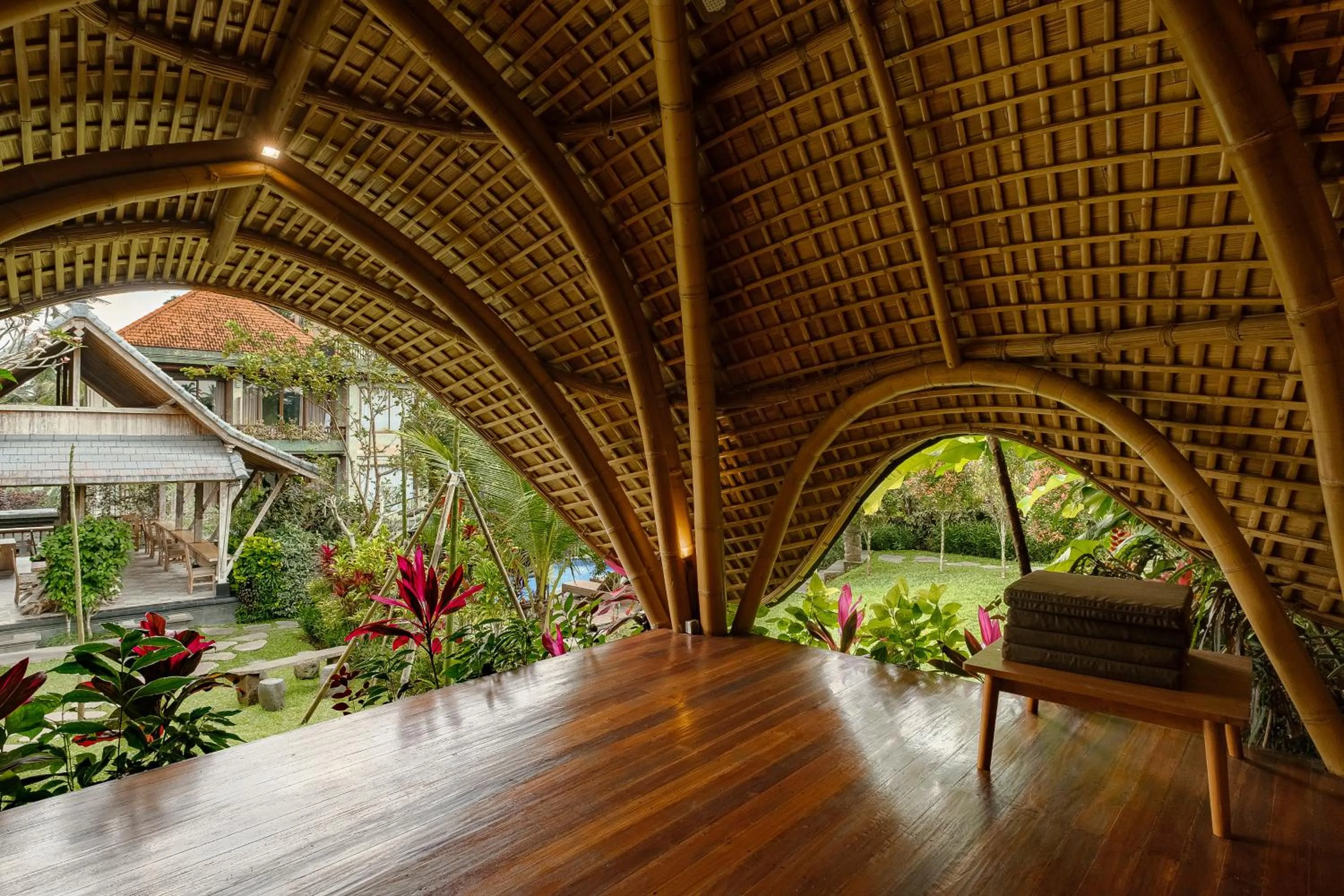 Garden view in Gynandha Ubud Cottage