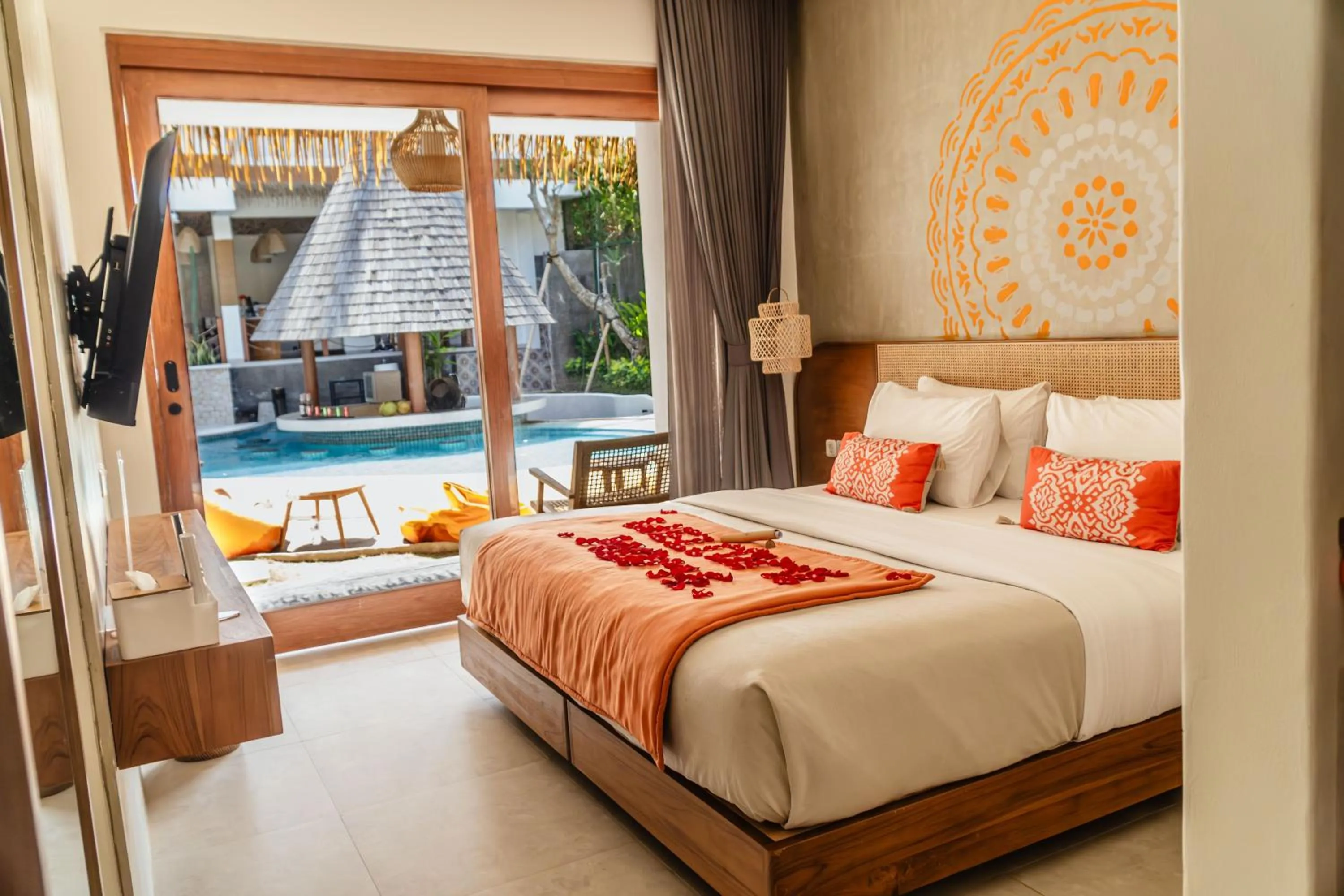 Bedroom, Bed in Roomates Hostel Canggu by Ini Vie Hospitality