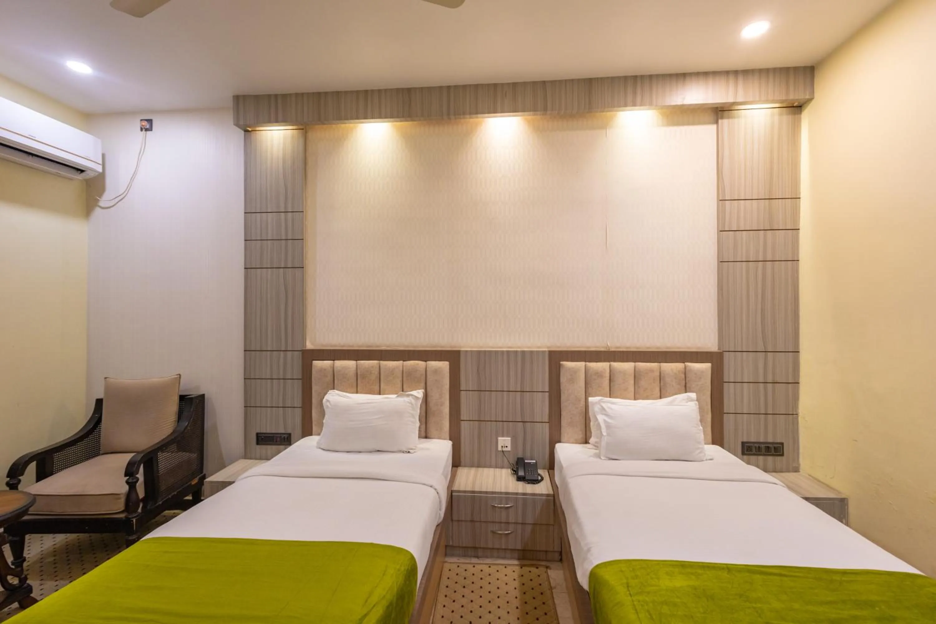 Bed in BUDDHA HERITAGE RESORT