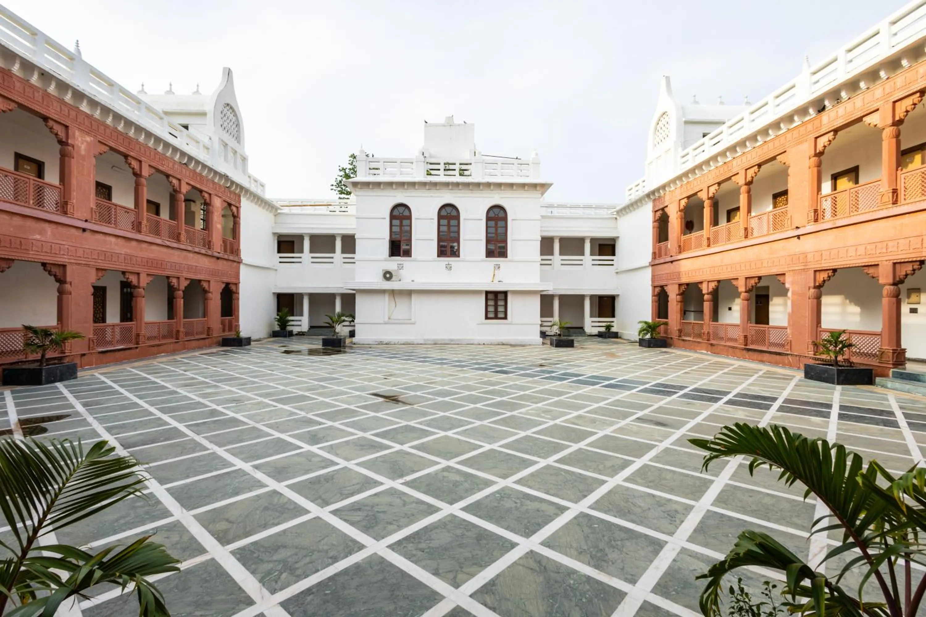 Inner courtyard view in BUDDHA HERITAGE RESORT