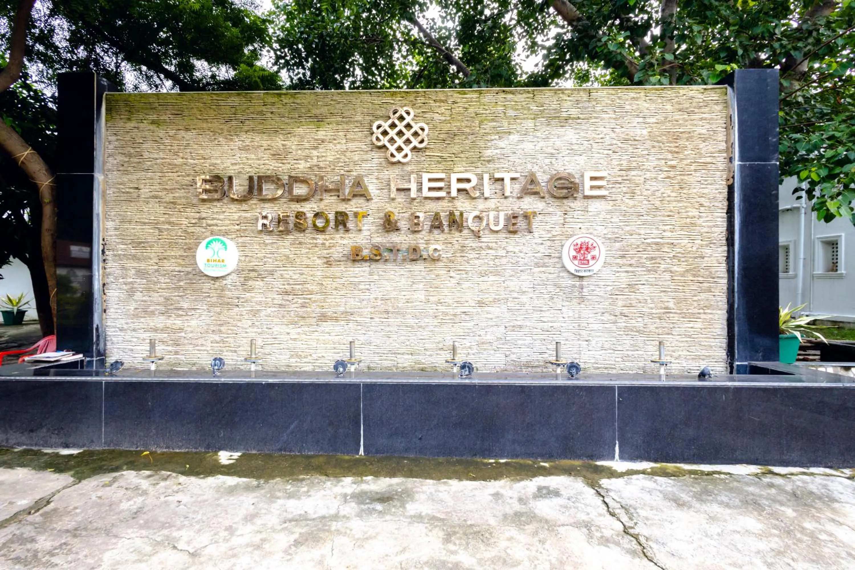 Facade/entrance in BUDDHA HERITAGE RESORT