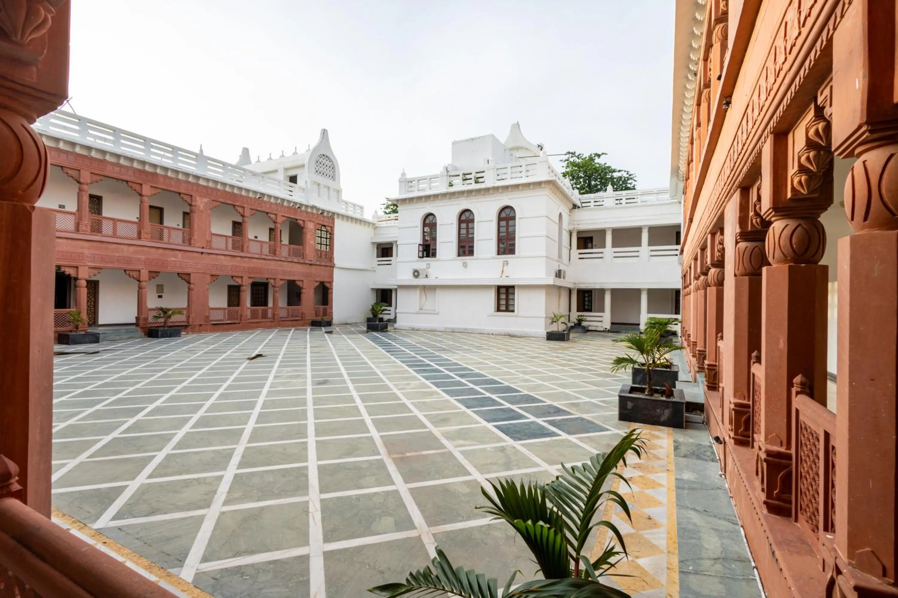 Inner courtyard view in BUDDHA HERITAGE RESORT