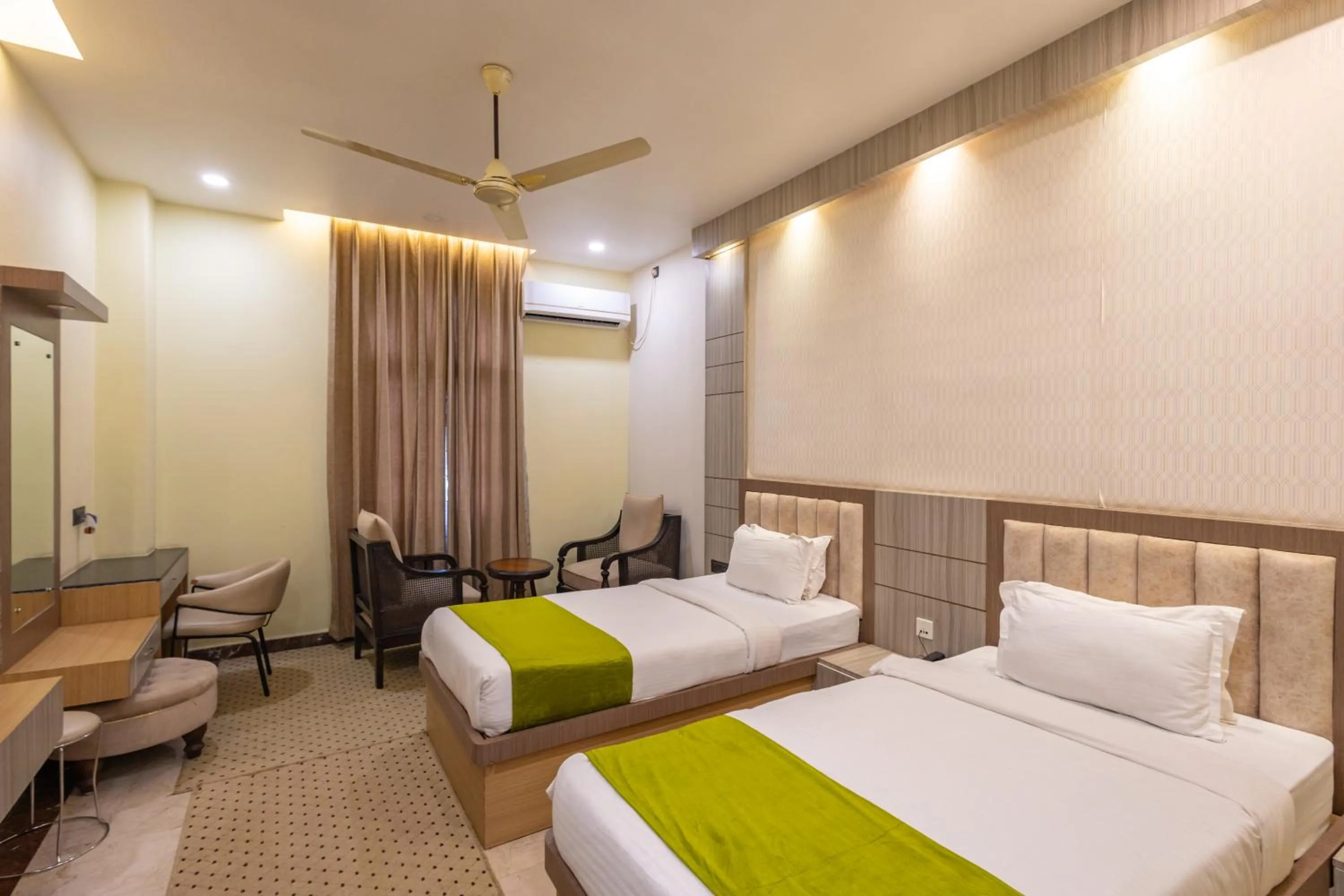 Bed in BUDDHA HERITAGE RESORT