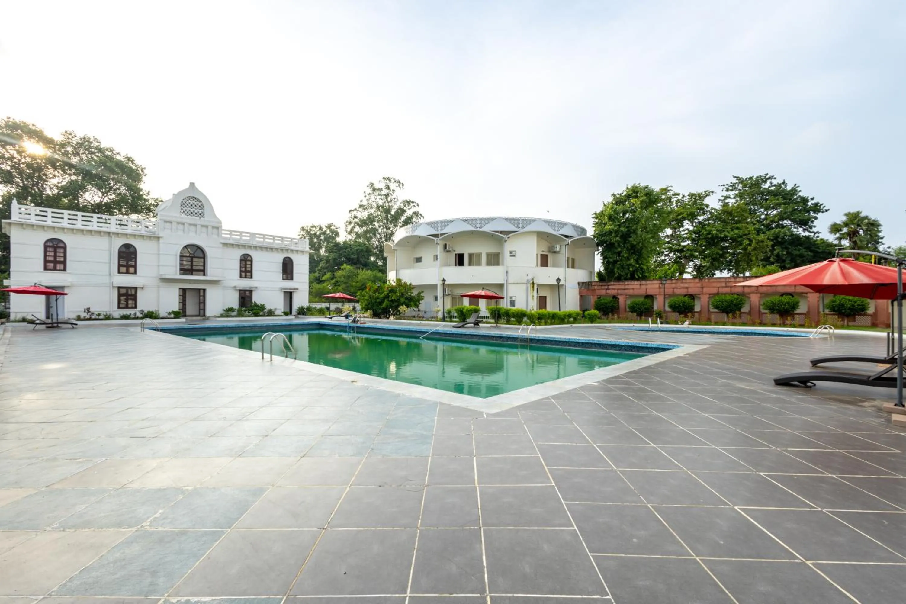 Swimming pool in BUDDHA HERITAGE RESORT