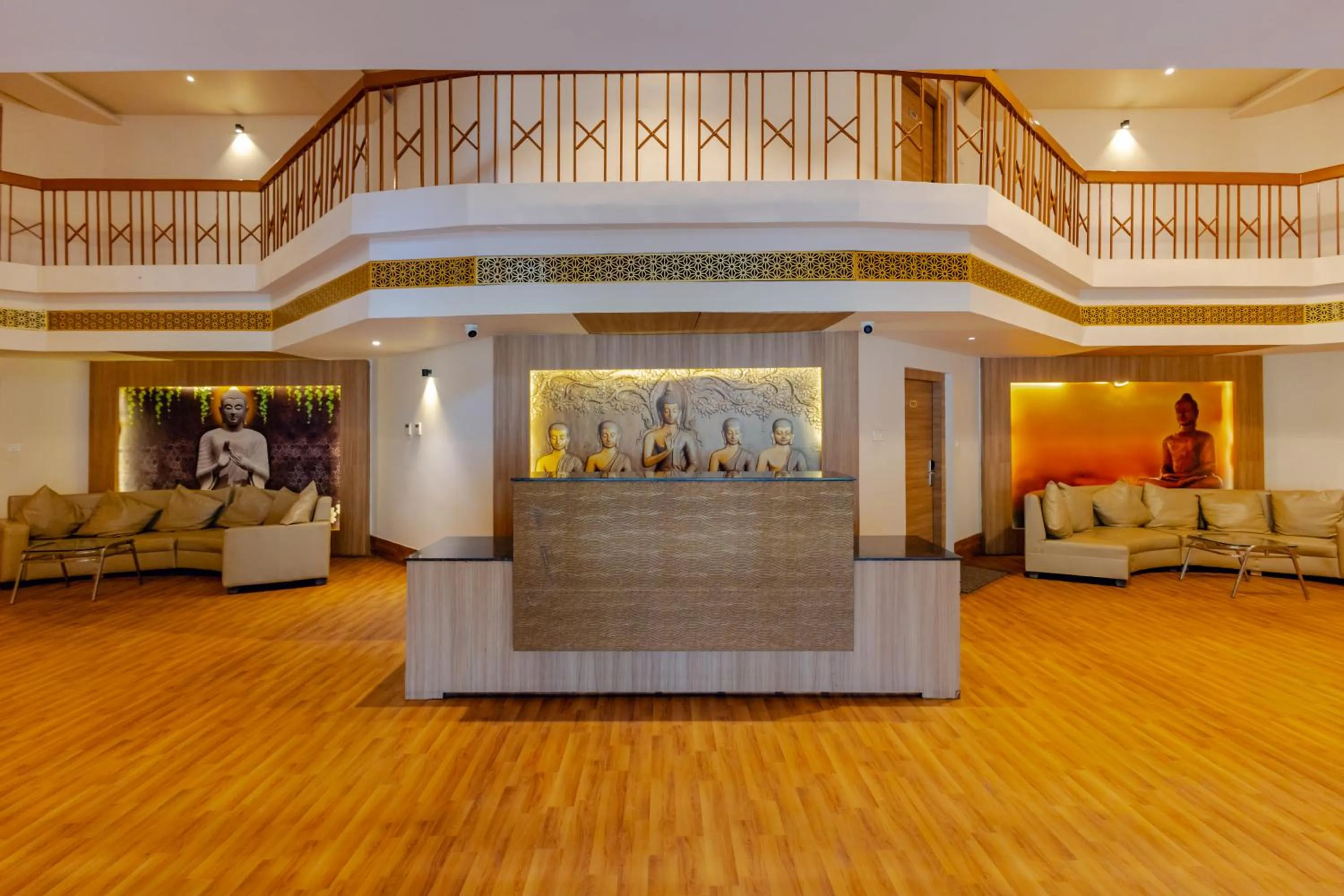 Lobby or reception in BUDDHA HERITAGE RESORT