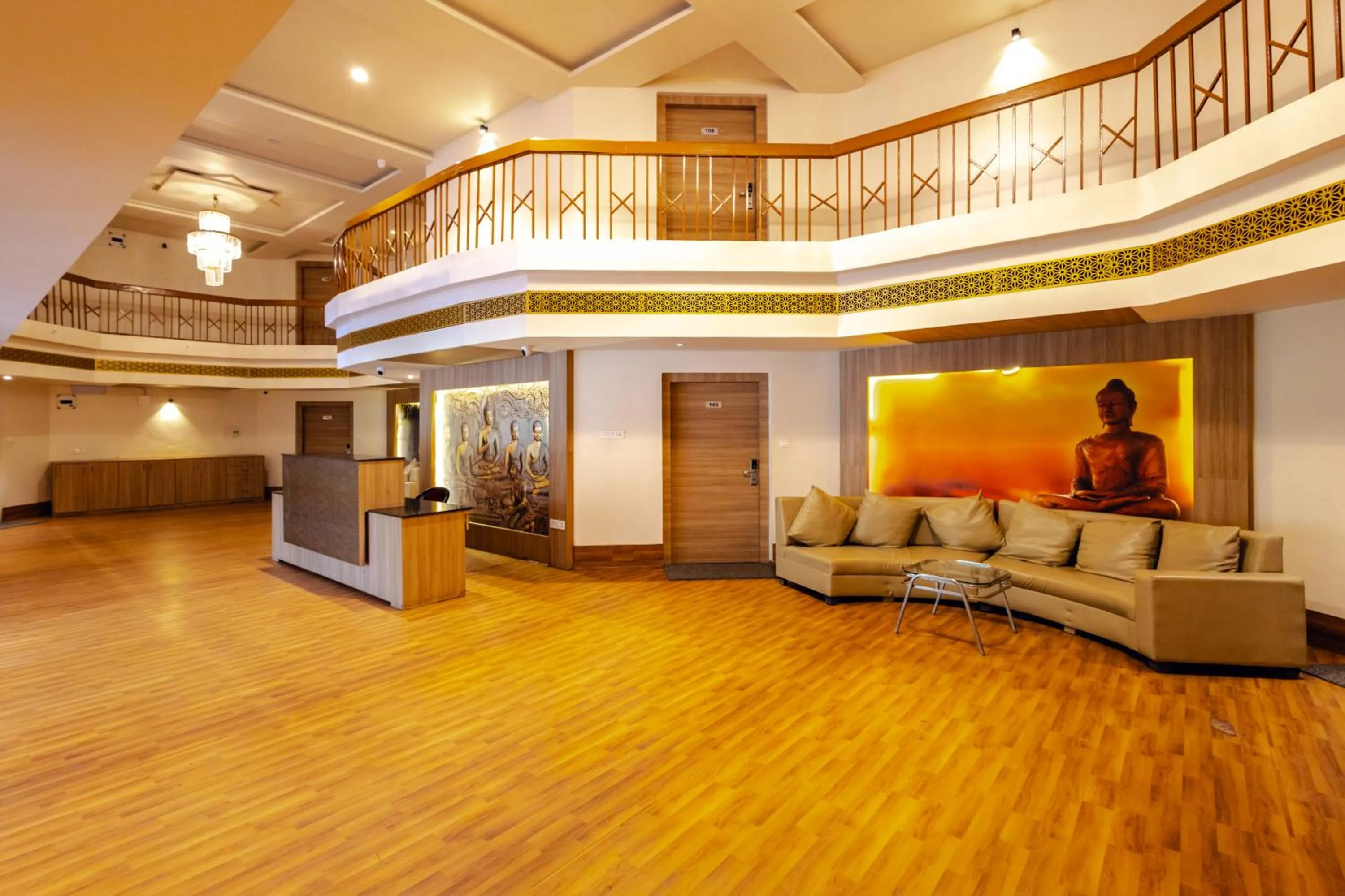 Lobby or reception in BUDDHA HERITAGE RESORT