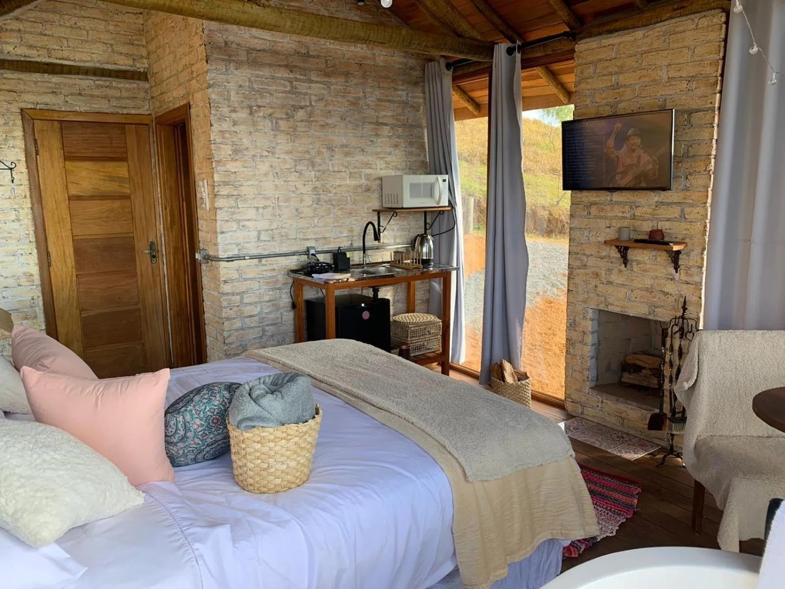 Bed in Montanha Home