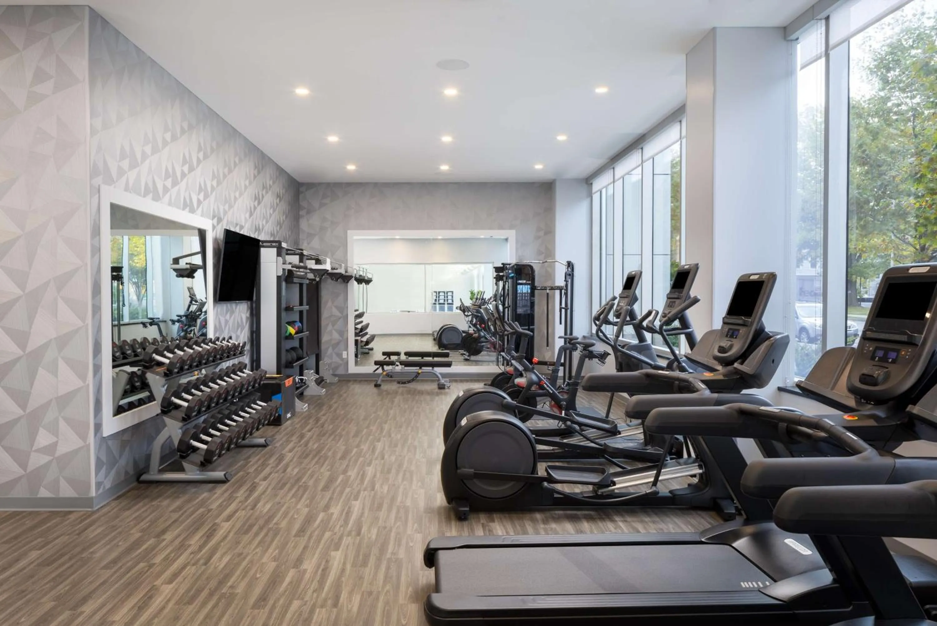 Fitness centre/facilities in Hampton Inn & Suites Rochester Downtown