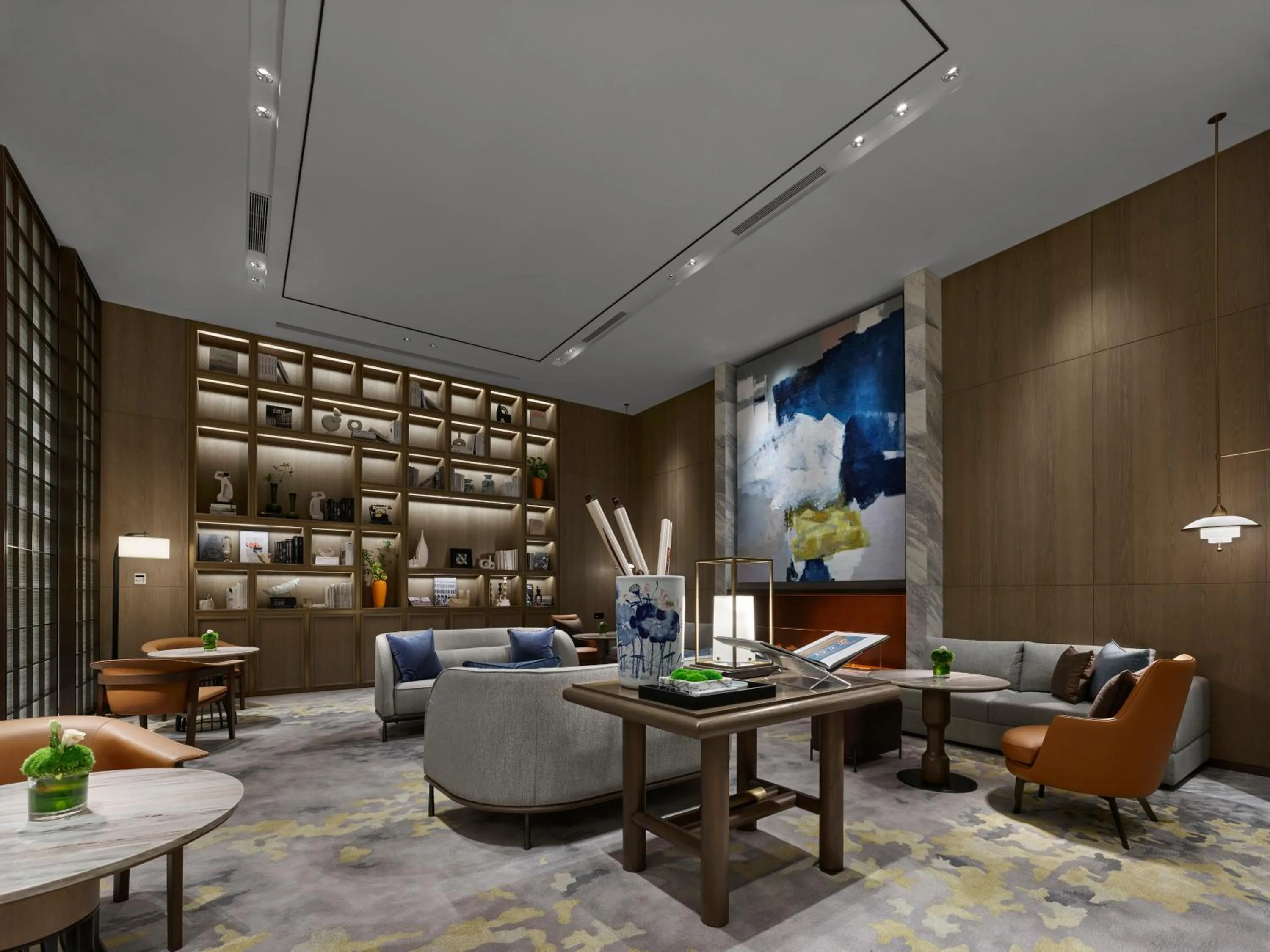 Seating area in Hilton Zhuhai