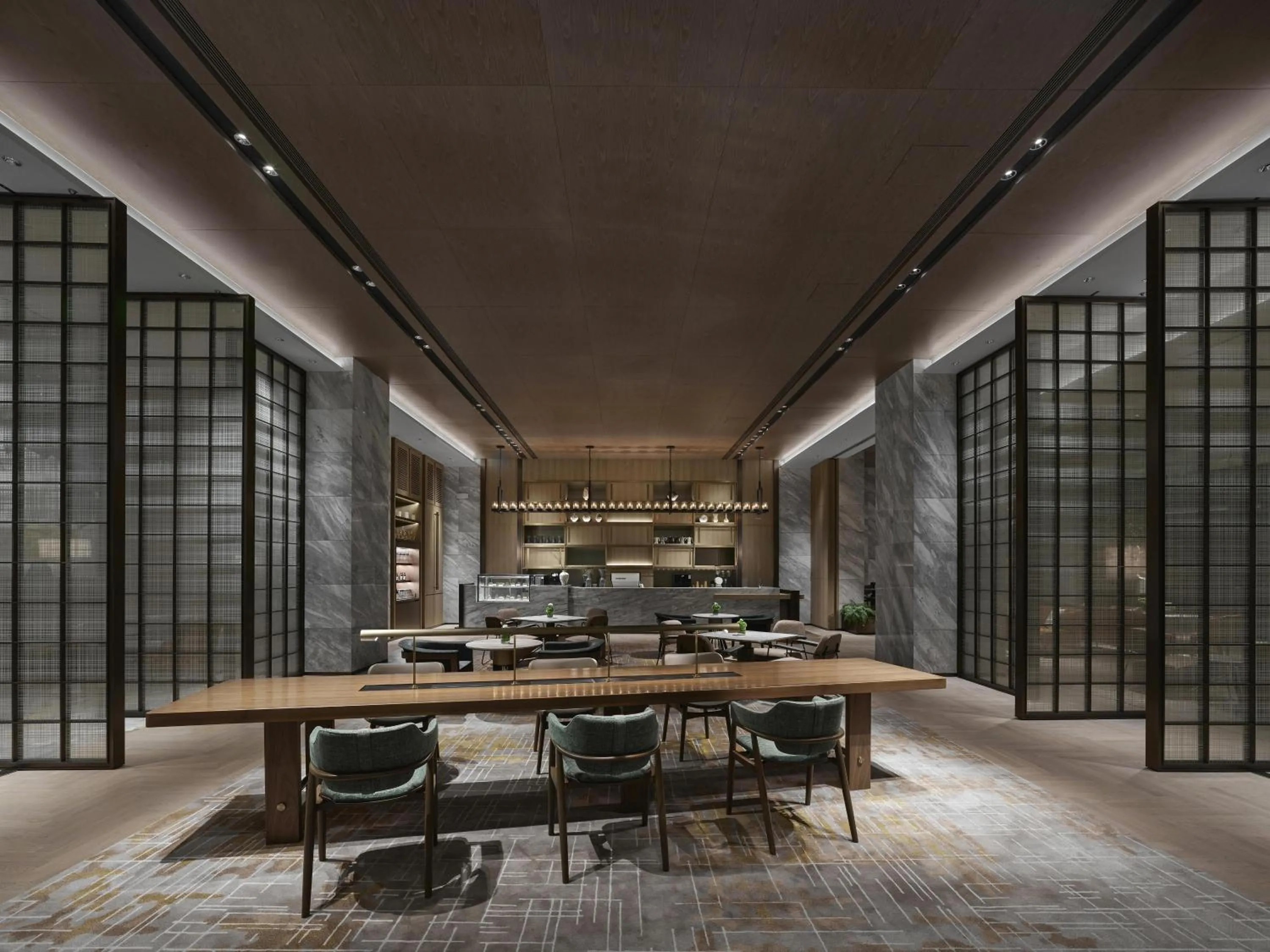 Lobby or reception in Hilton Zhuhai