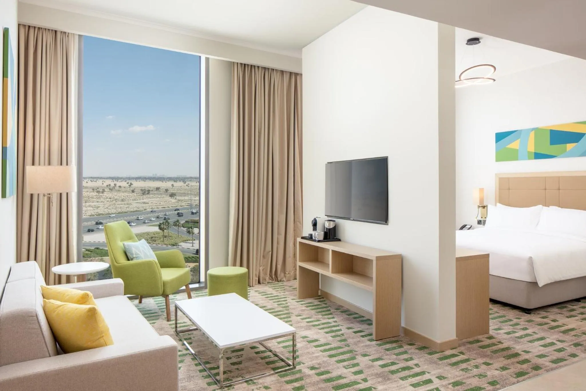 Photo of the whole room, Bed in Holiday Inn & Suites - Dubai Science Park by IHG