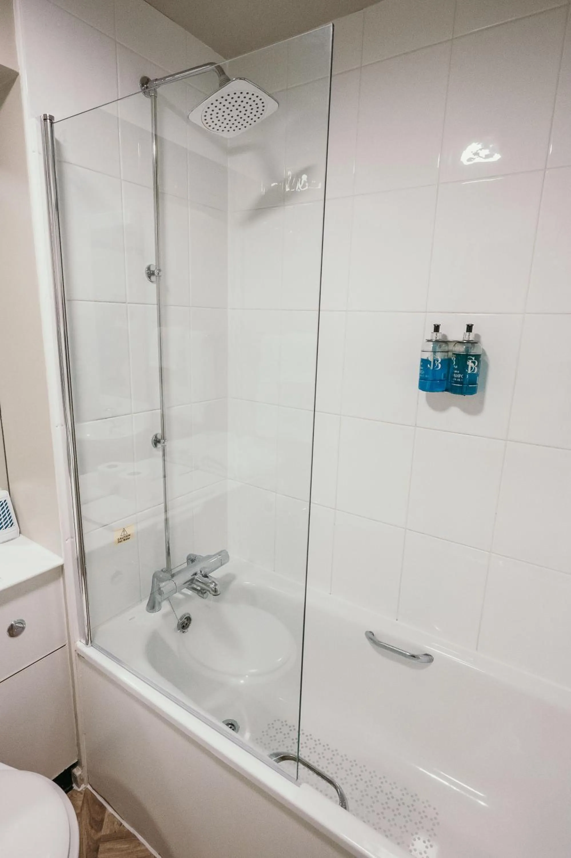 Shower in Cat & Lion Country Pub and Hotel