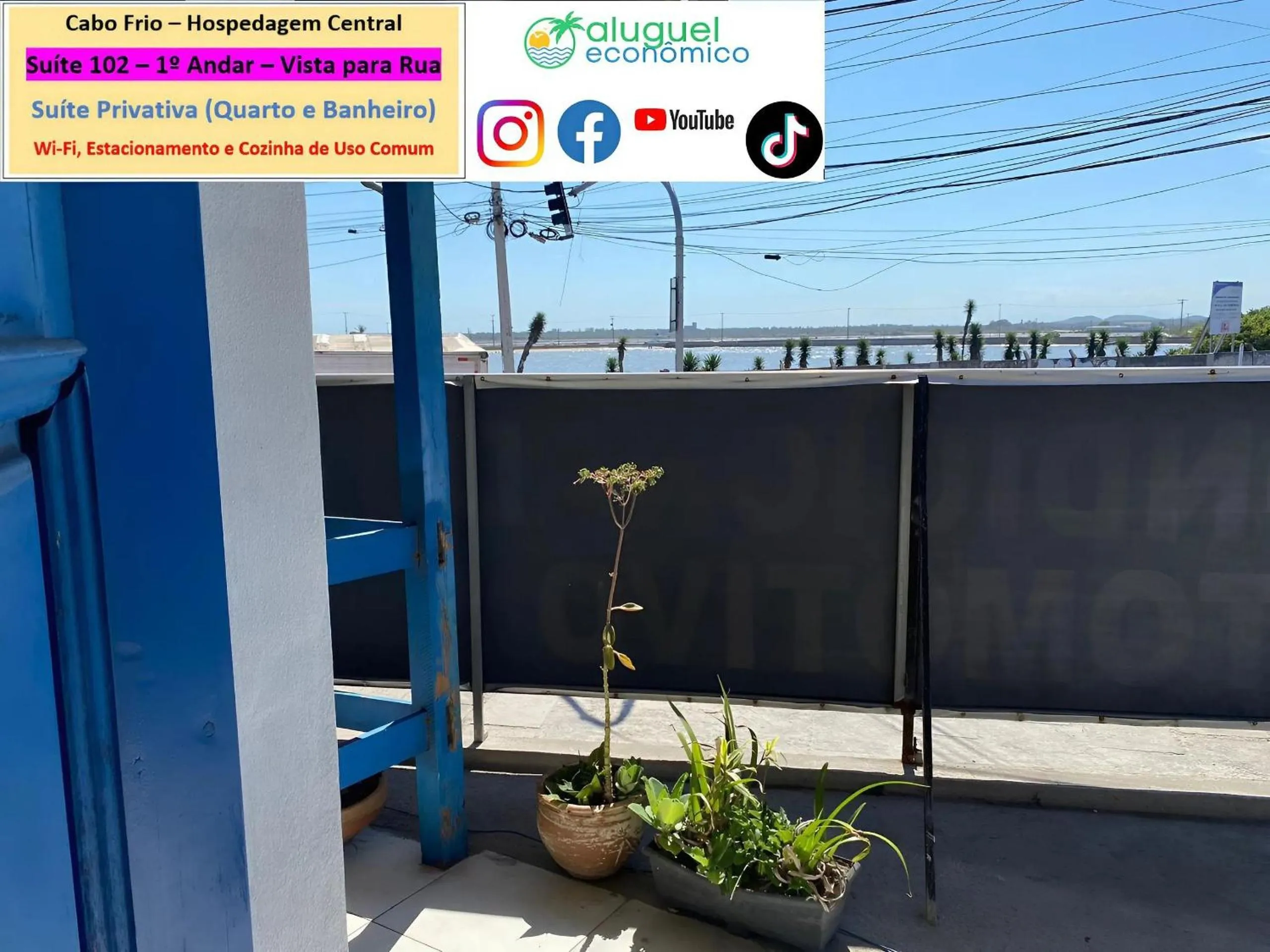 View (from property/room) in Cabo Frio - Hospedagem Central - Aluguel Econômico