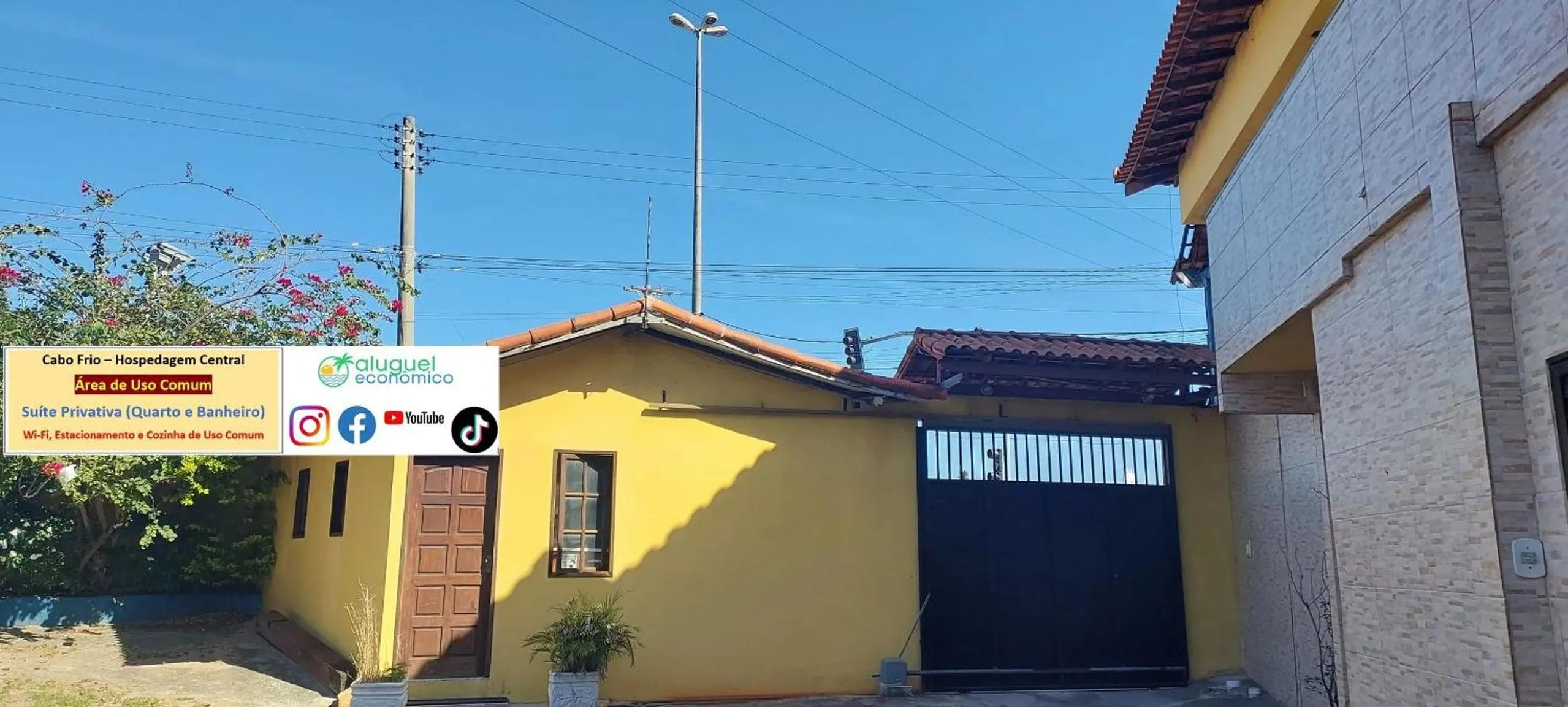 Facade/entrance in Cabo Frio - Hospedagem Central - Aluguel Econômico