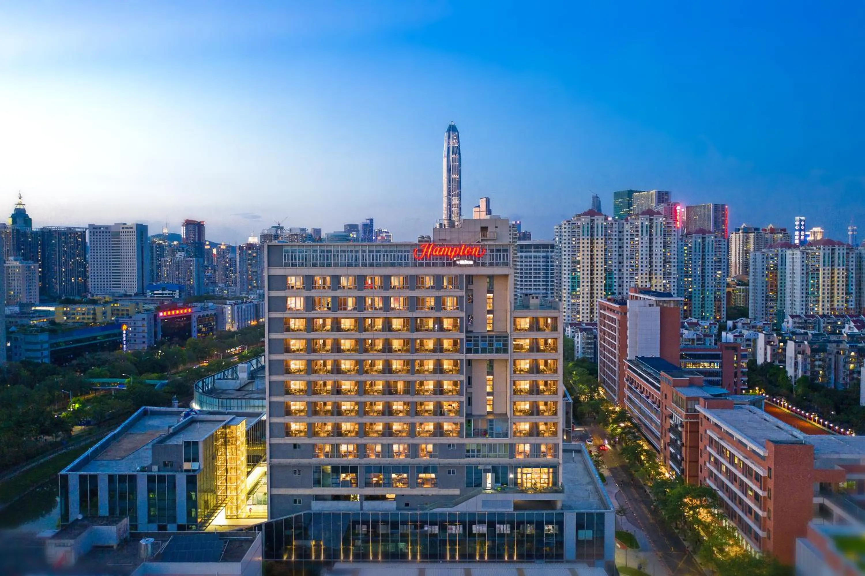 Property building in Hampton By Hilton Shenzhen Futian Mangrove Park Apartments