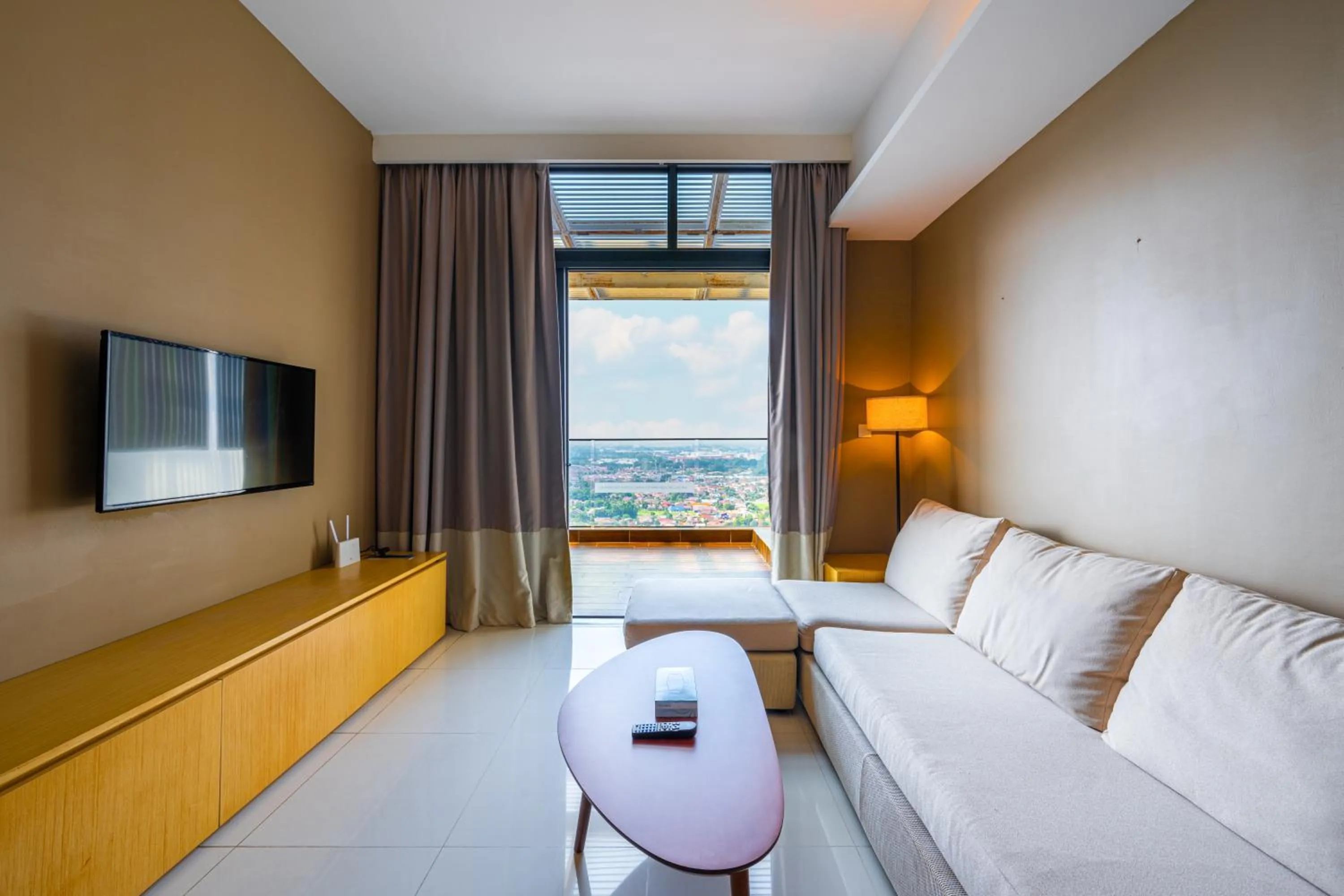 Living room in Greystone 99 Suites