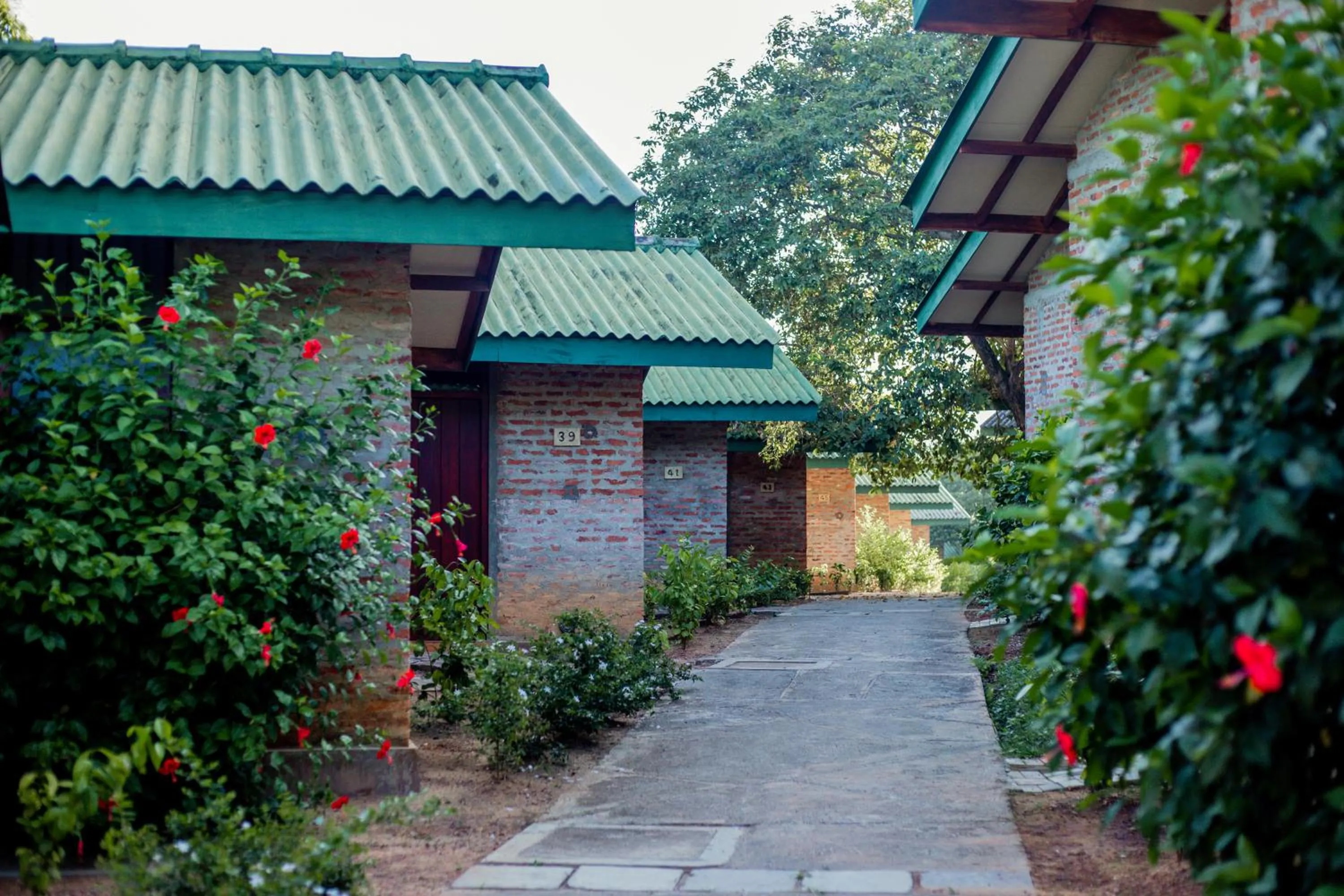 Garden view in The Coastal Village Cabanas