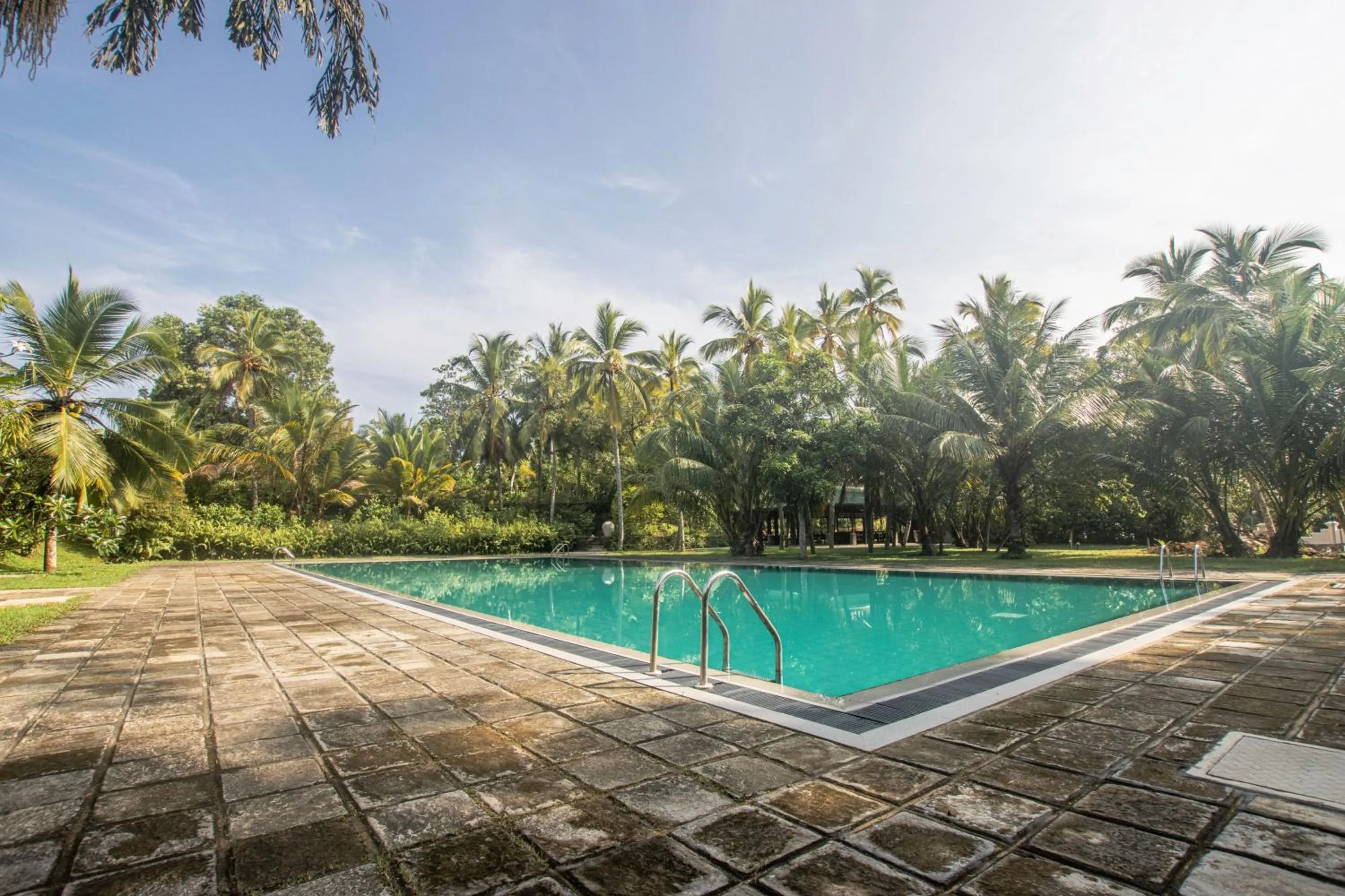 Pool view in The Coastal Village Cabanas