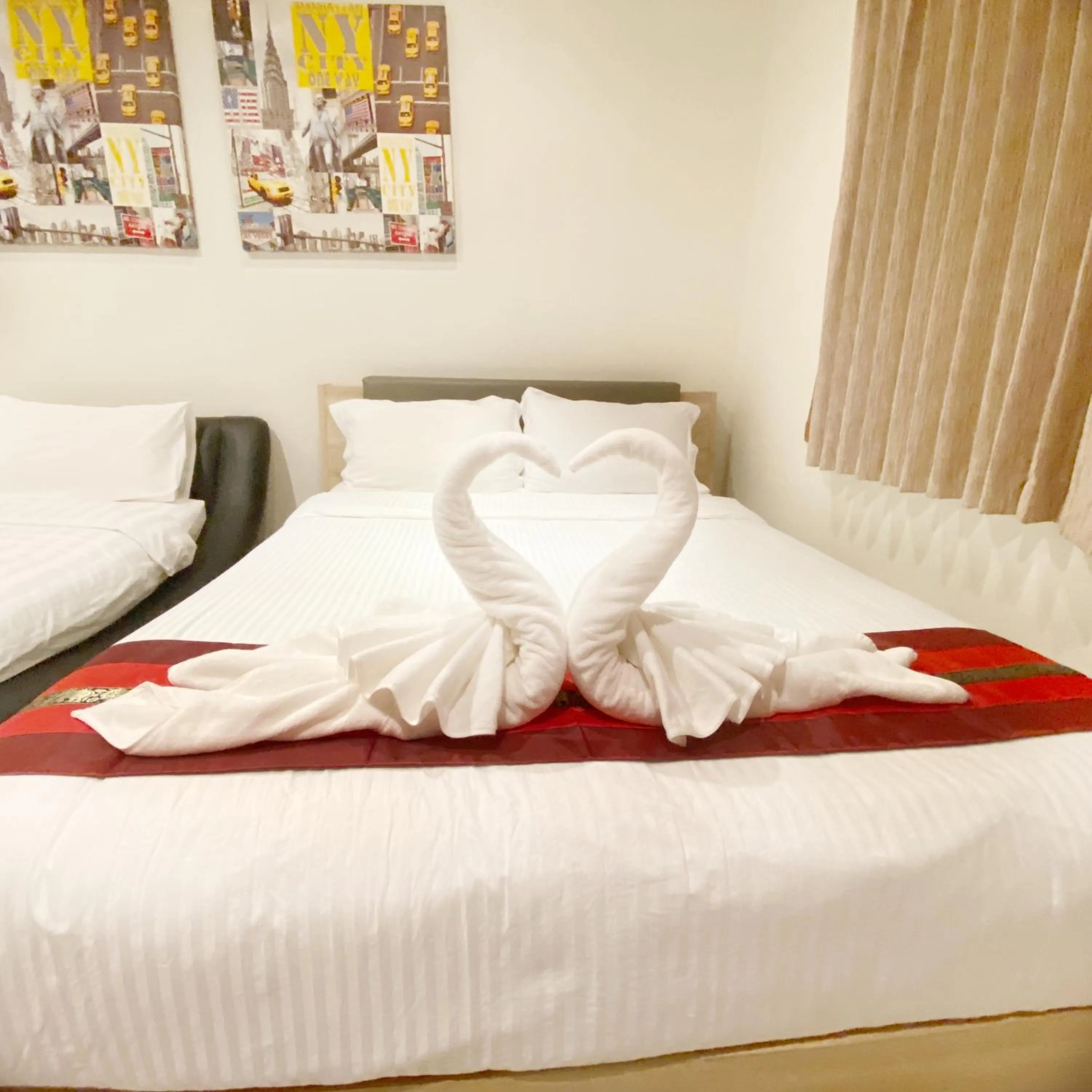 Bed in Sunny1 villa Pattaya