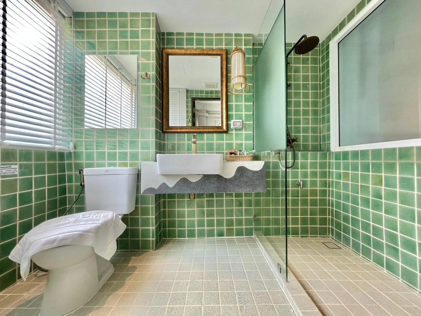 Bathroom in Wiang Ville Boutique Hotel