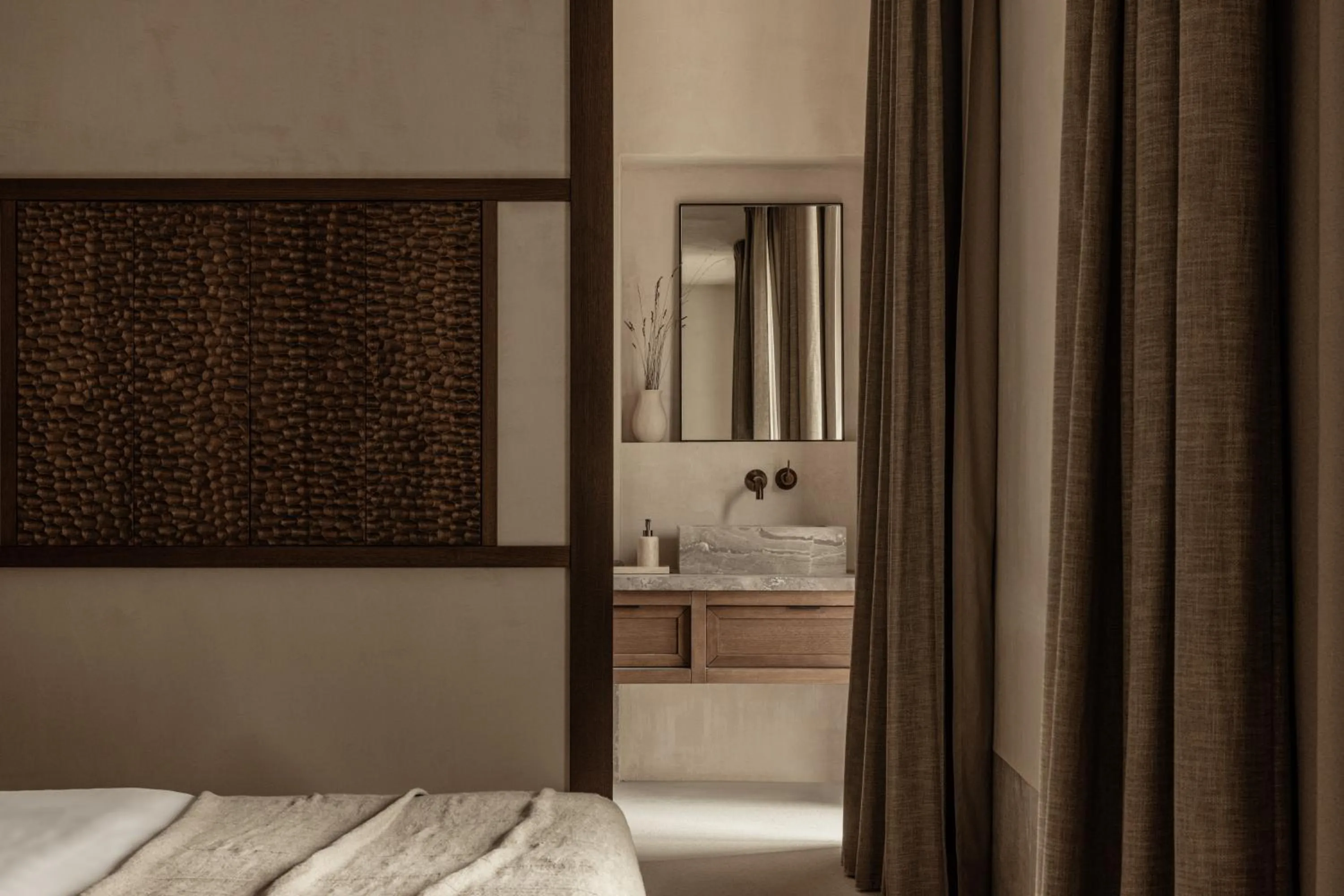 Bed in MANNA, a Member of Design Hotels