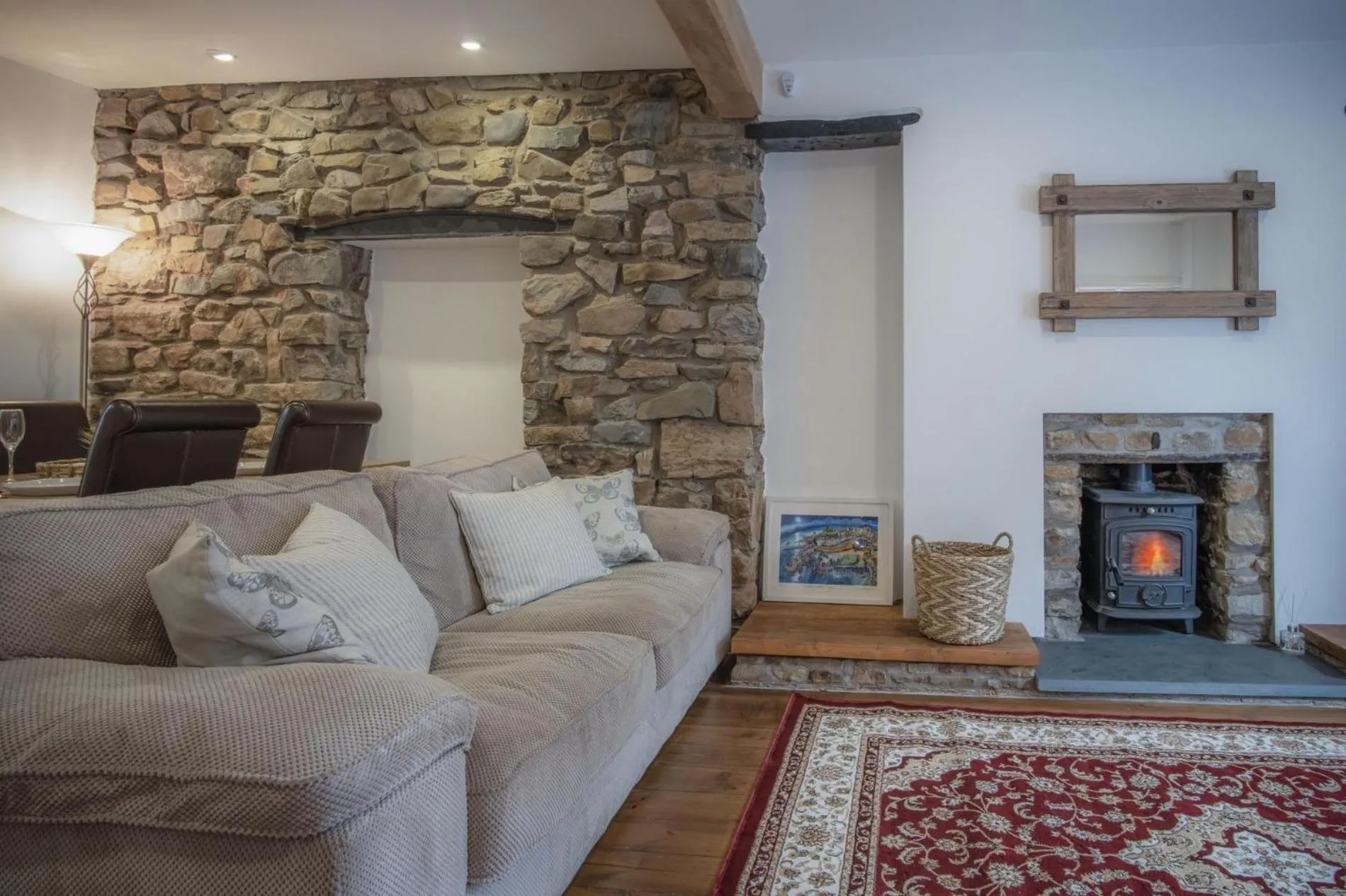 Floor plan in Church Terrace - 3 Bedroom Cottage - Saundersfoot