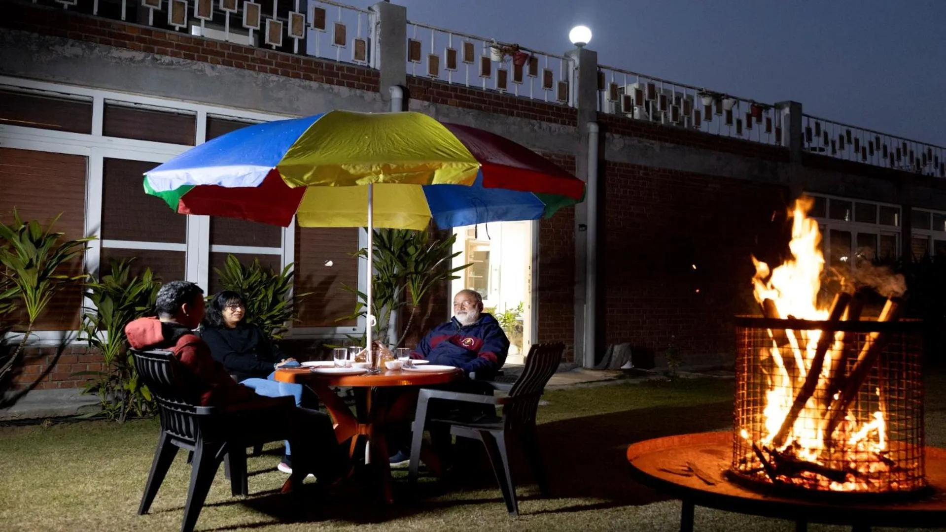 Dining area in InnBox Farmstay - Rajpura Punjab